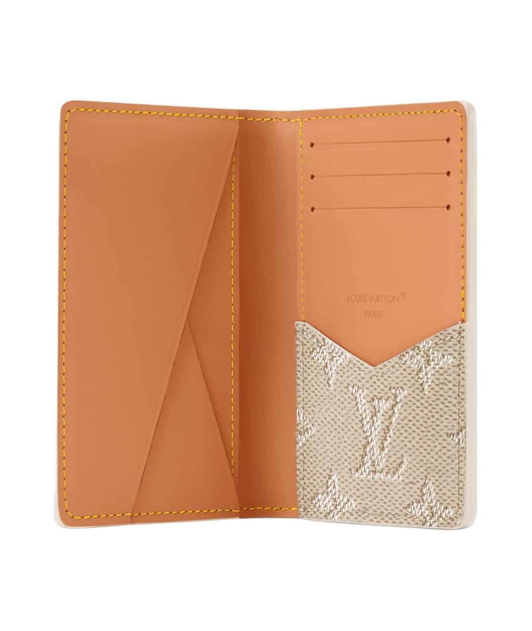 LOUIS VUITTON Бежевый кошелек, фото 4