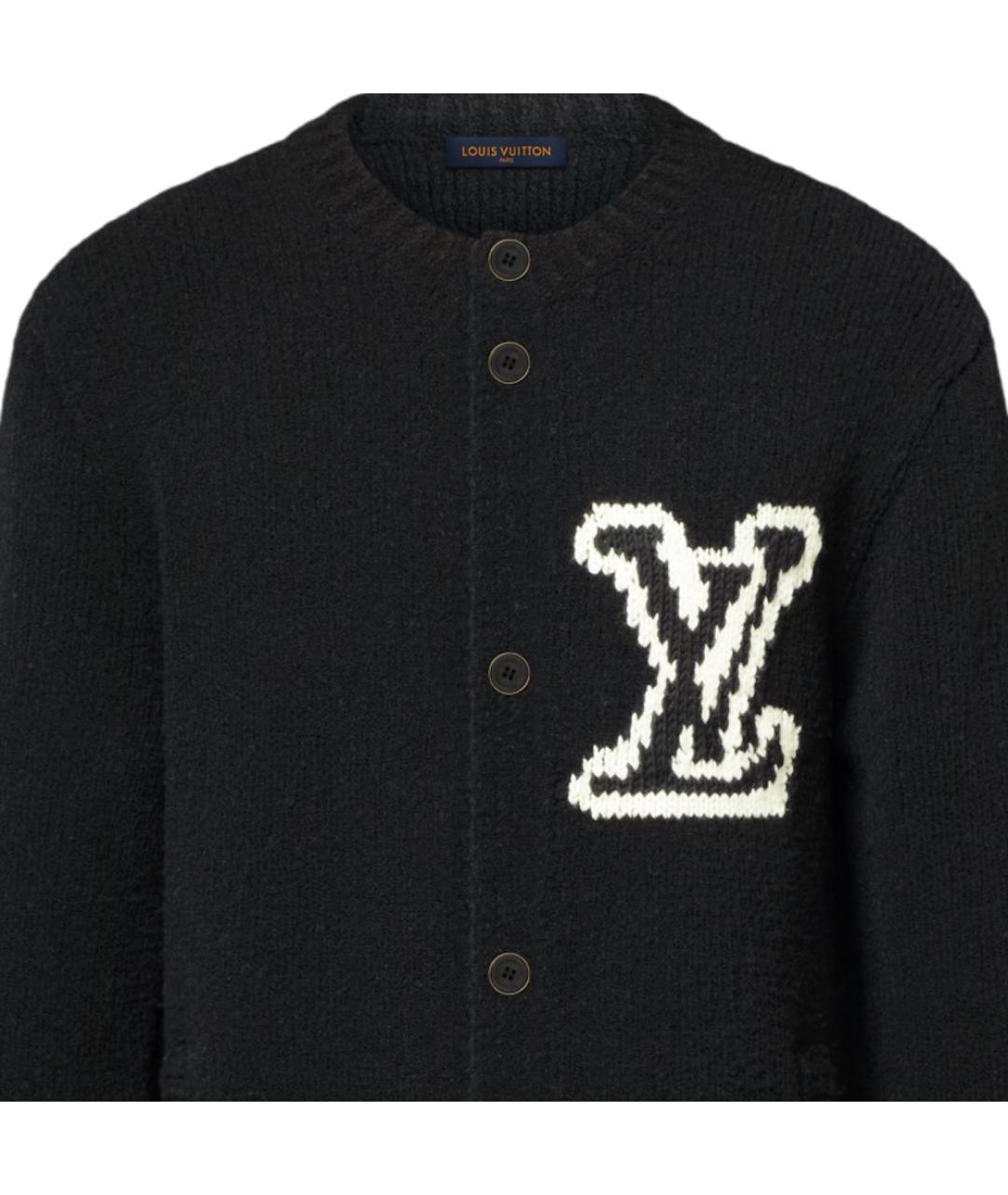 LOUIS VUITTON Черный джемпер / свитер, фото 5