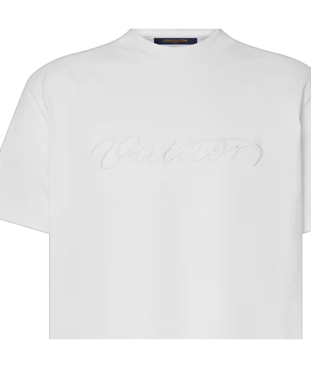 LOUIS VUITTON Бежевая футболка, фото 4