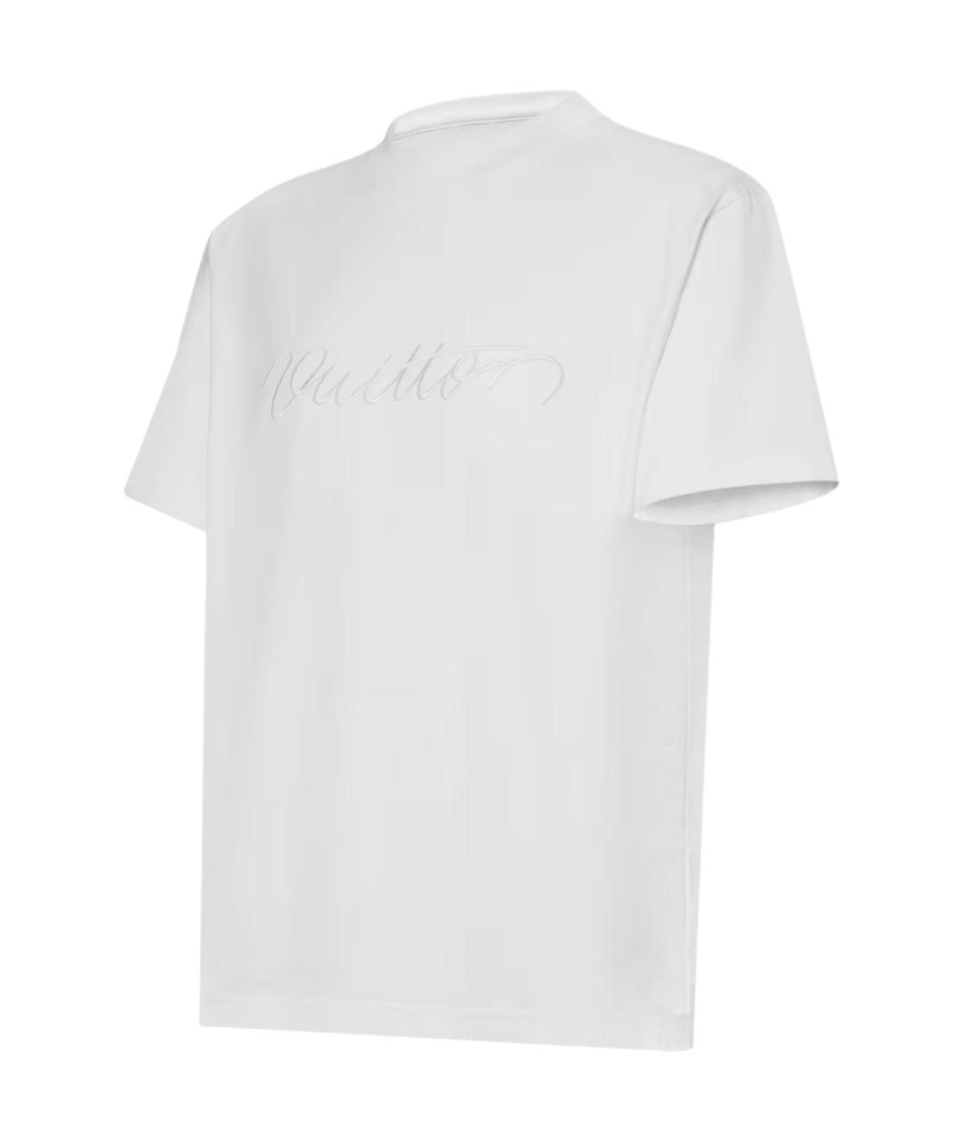 LOUIS VUITTON Бежевая футболка, фото 3