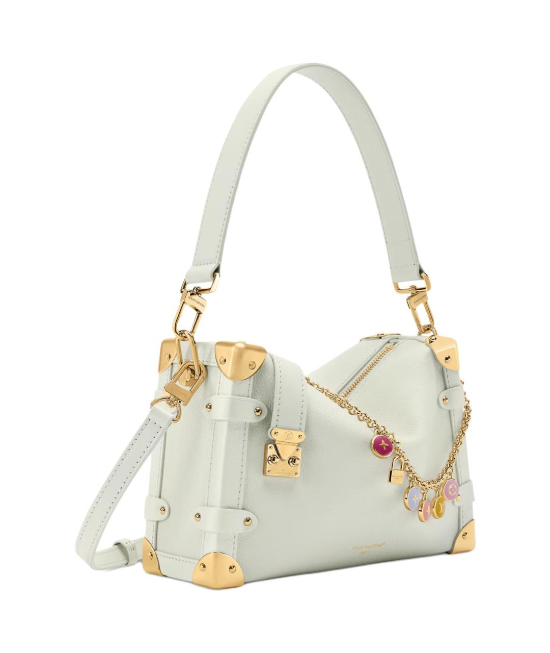 LOUIS VUITTON Зеленая кожаная сумка через плечо, фото 2