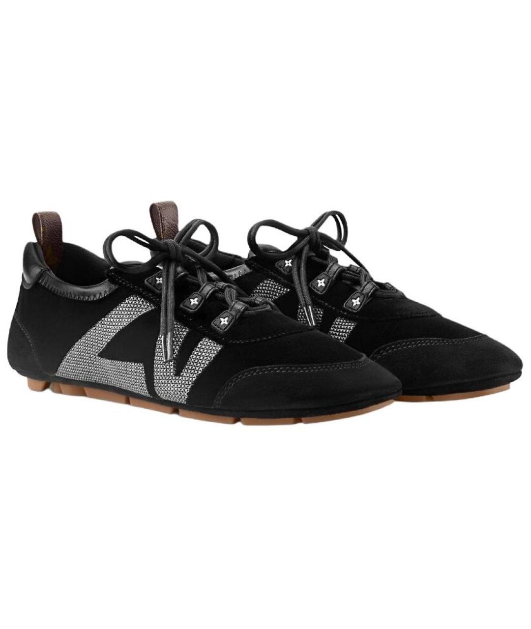 LOUIS VUITTON Черные кроссовки, фото 3