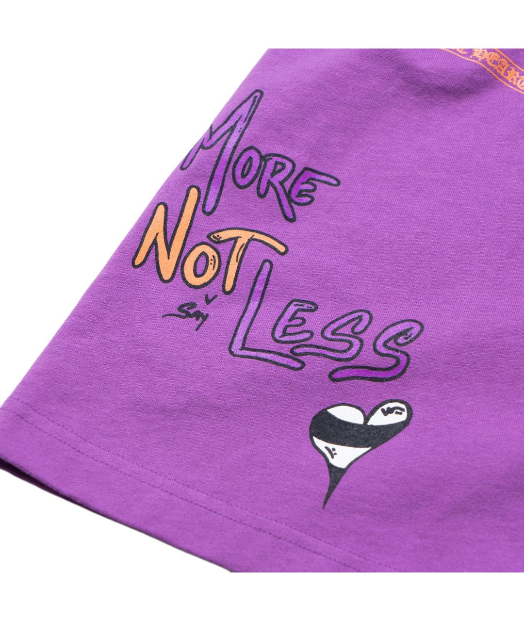 CHROME HEARTS Фиолетовая хлопковая юбка-шорты, фото 3