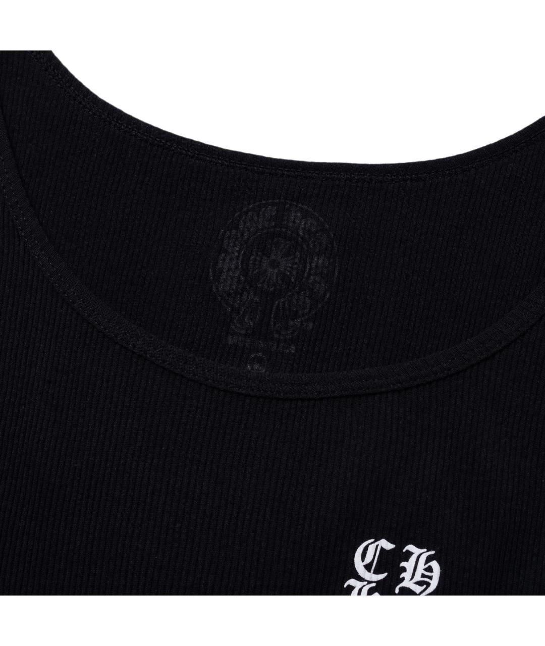 CHROME HEARTS Черная майка, фото 4