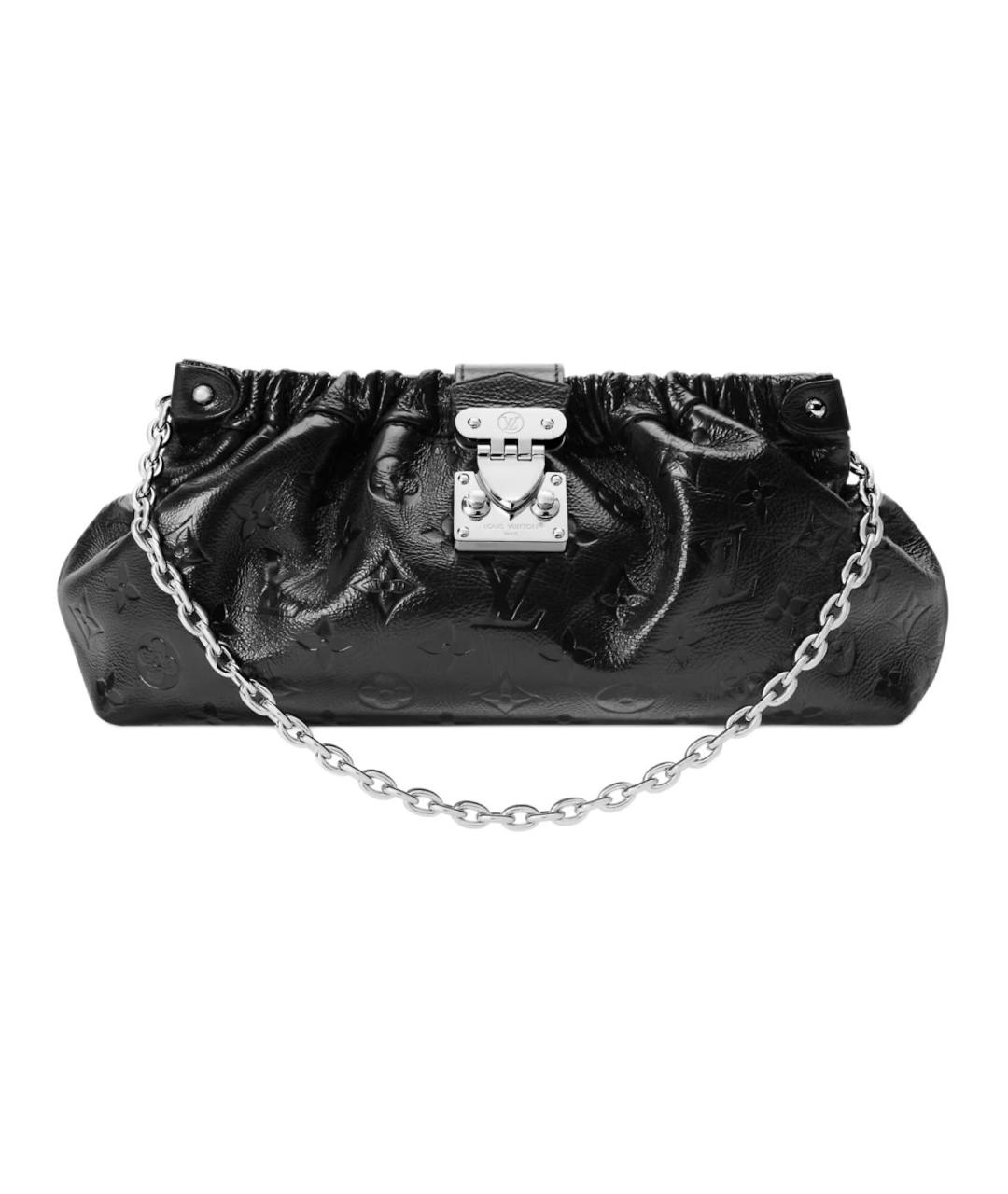 LOUIS VUITTON Черная кожаная сумка через плечо, фото 1