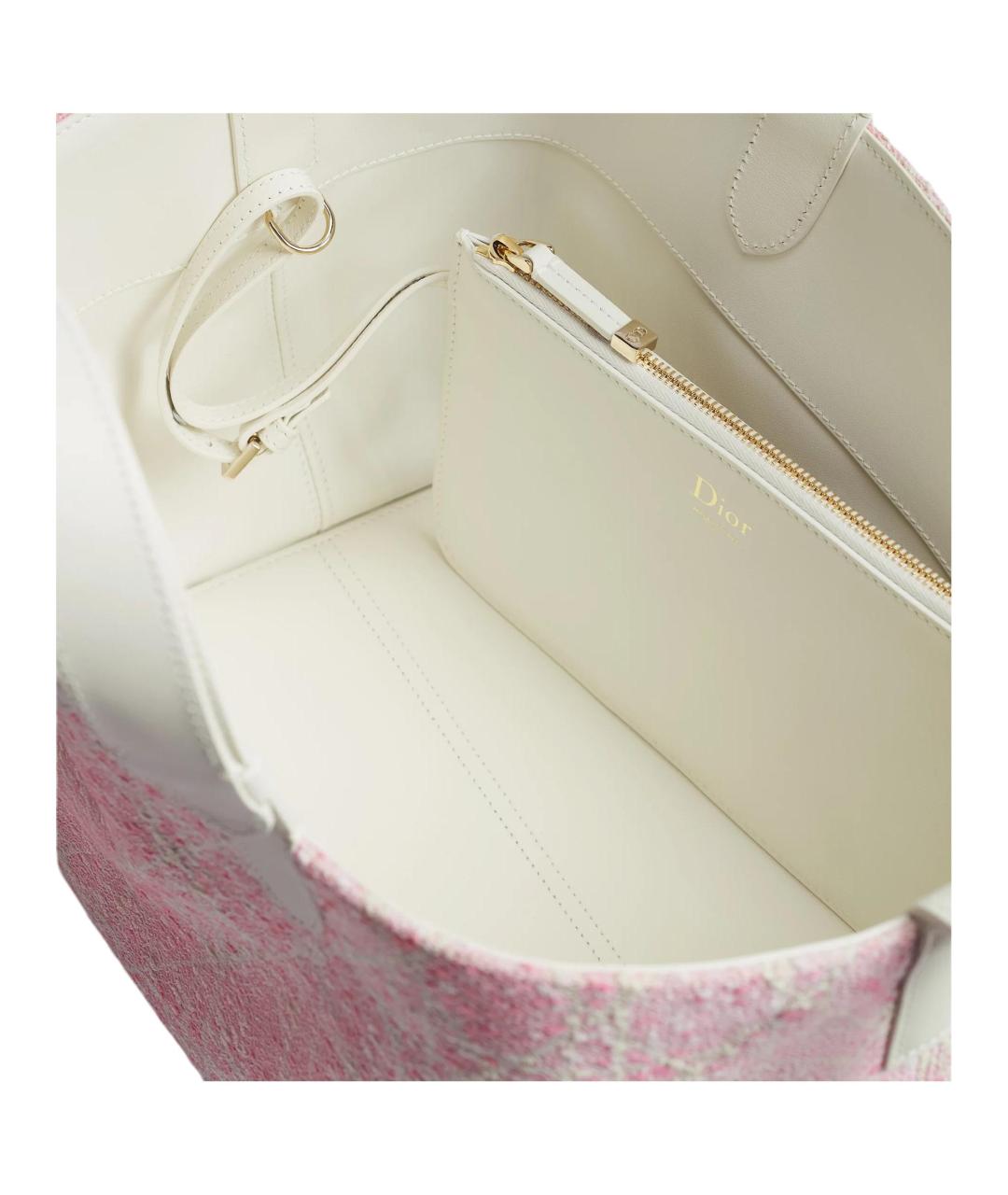 CHRISTIAN DIOR Розовая сумка через плечо, фото 4