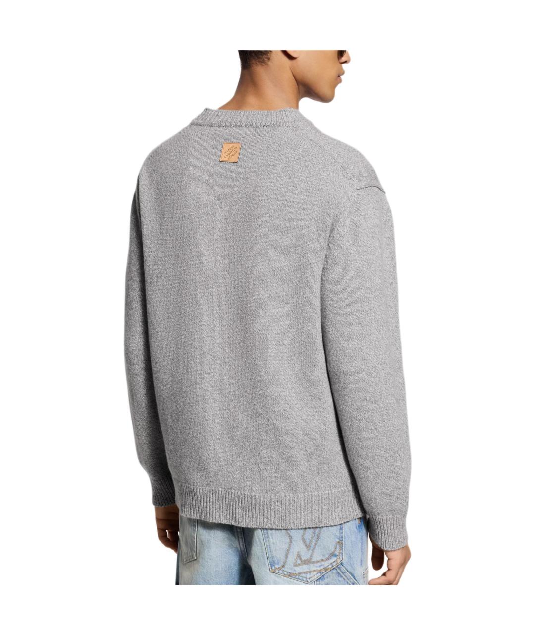 LOUIS VUITTON Серый джемпер / свитер, фото 4
