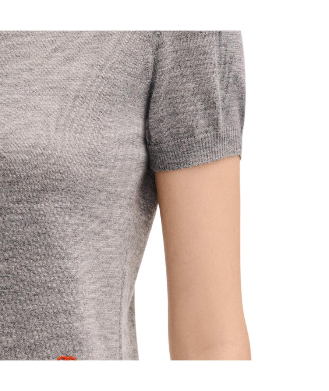 CHANEL Серая футболка, фото 3