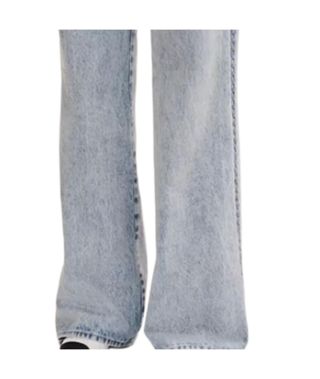 CHANEL Голубые прямые джинсы, фото 2