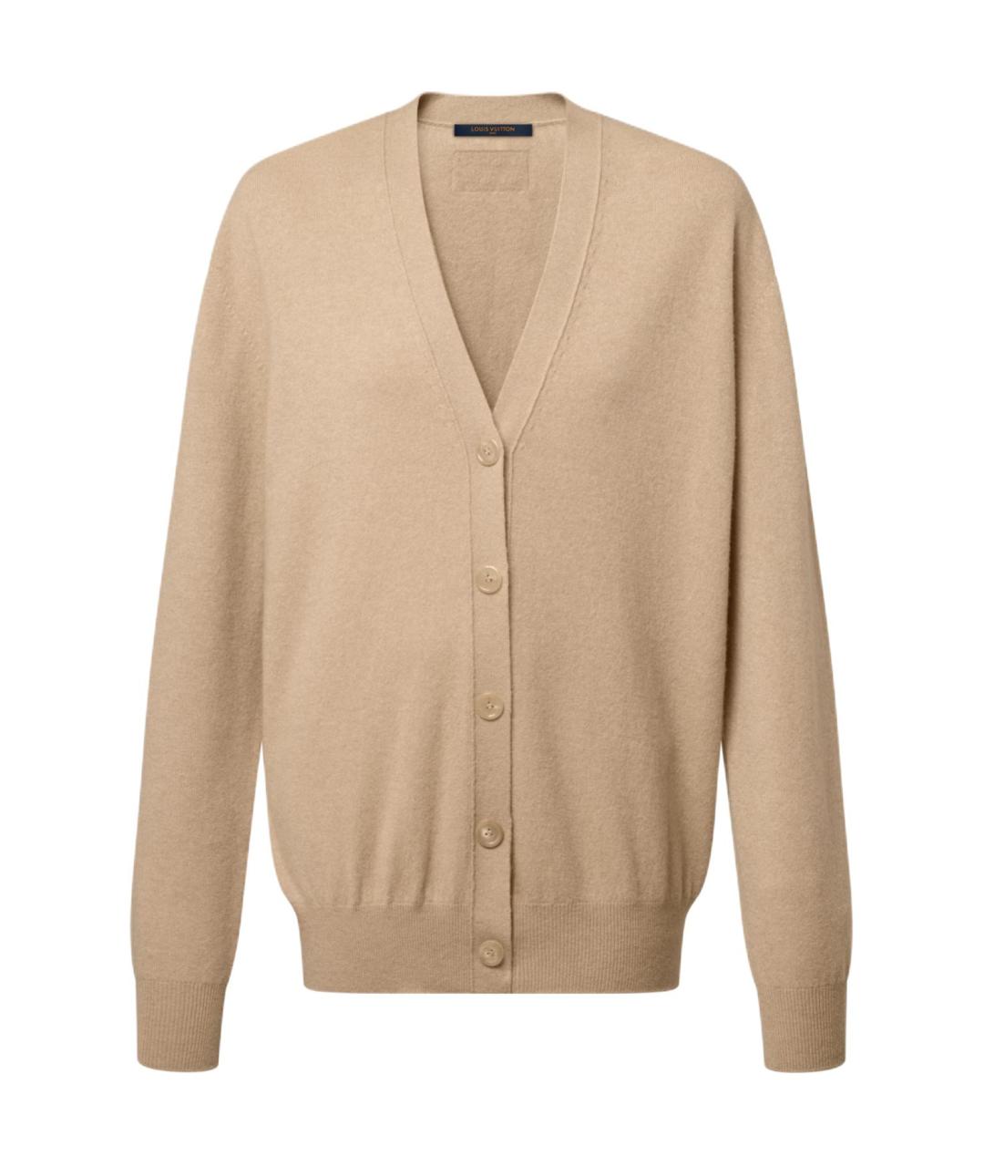 LOUIS VUITTON Бежевый джемпер / свитер, фото 1