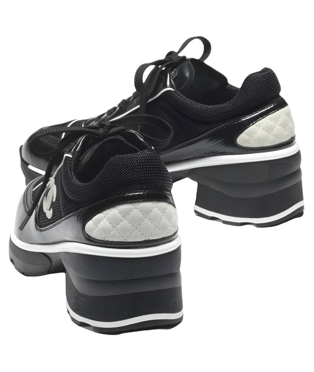 CHANEL Черные кроссовки, фото 5