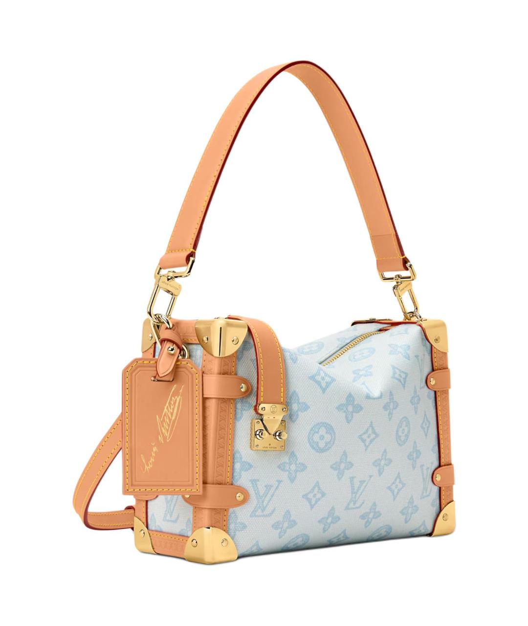 LOUIS VUITTON Голубая сумка через плечо, фото 2