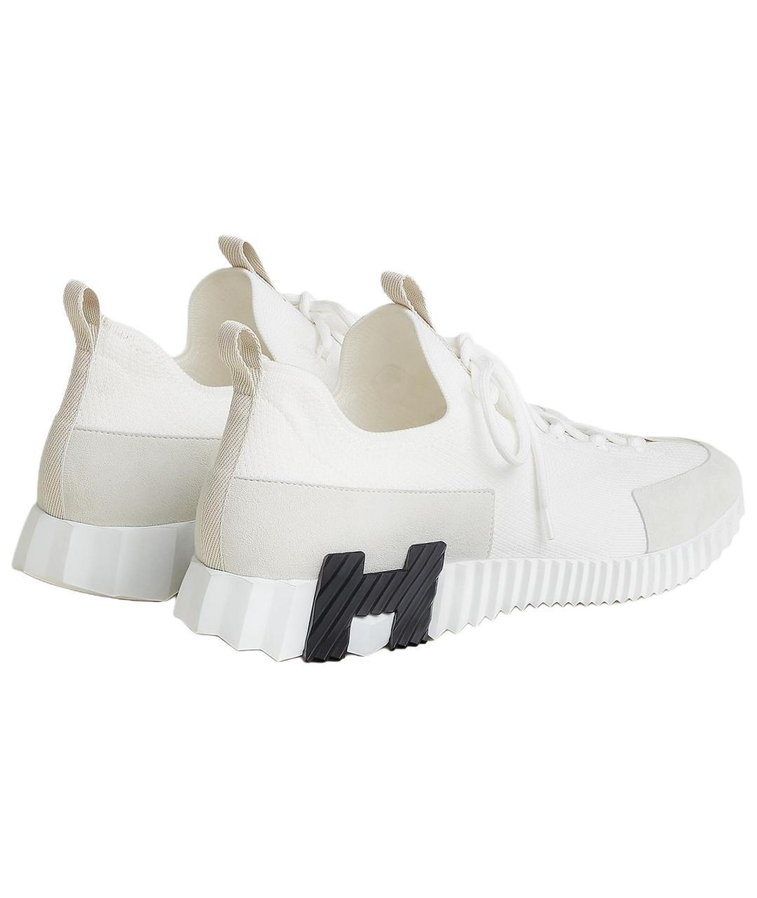 HERMES Белые низкие кроссовки / кеды, фото 5