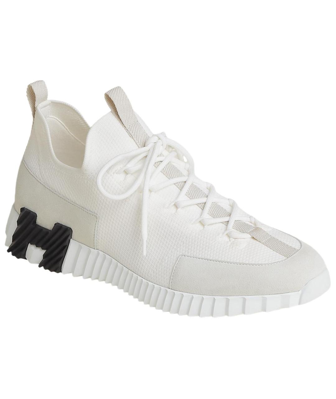 HERMES Белые низкие кроссовки / кеды, фото 3