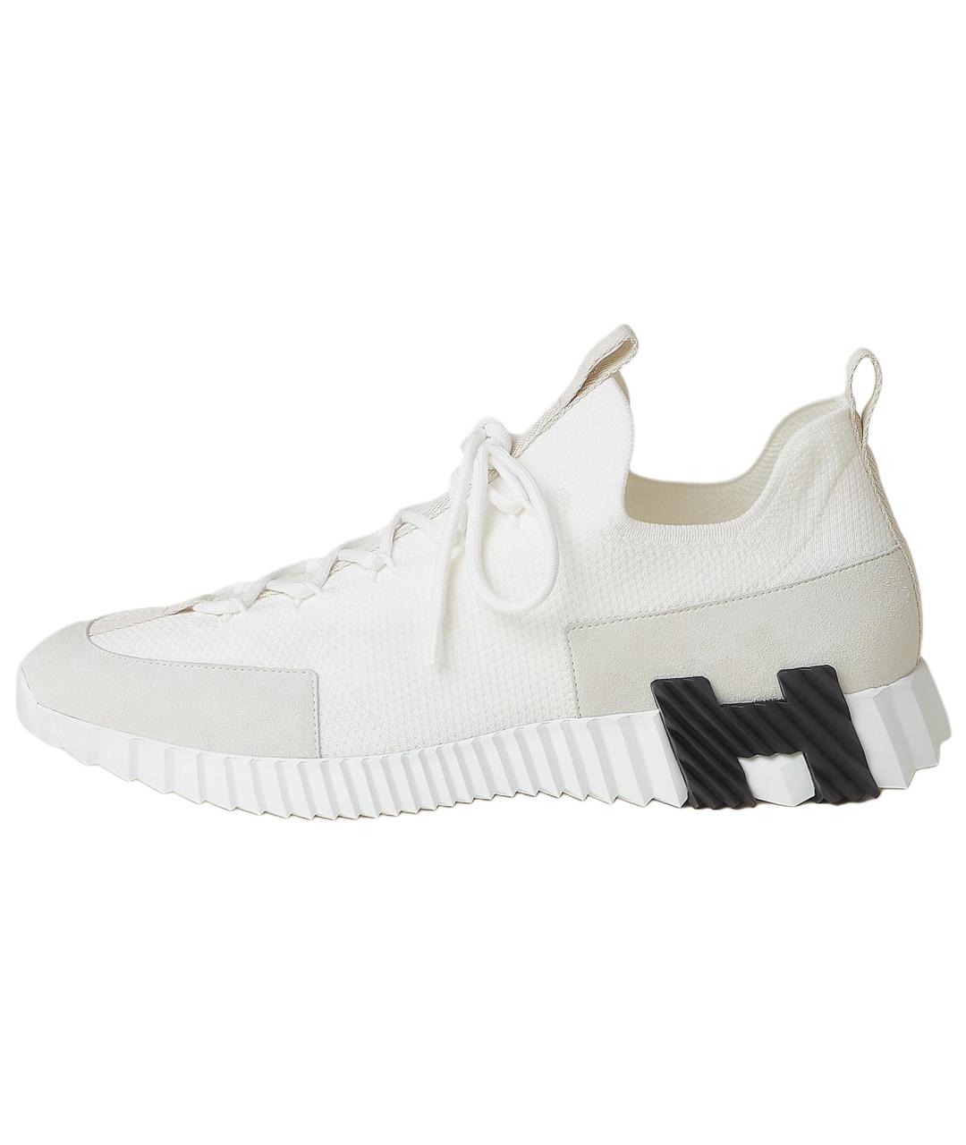 HERMES Белые низкие кроссовки / кеды, фото 2