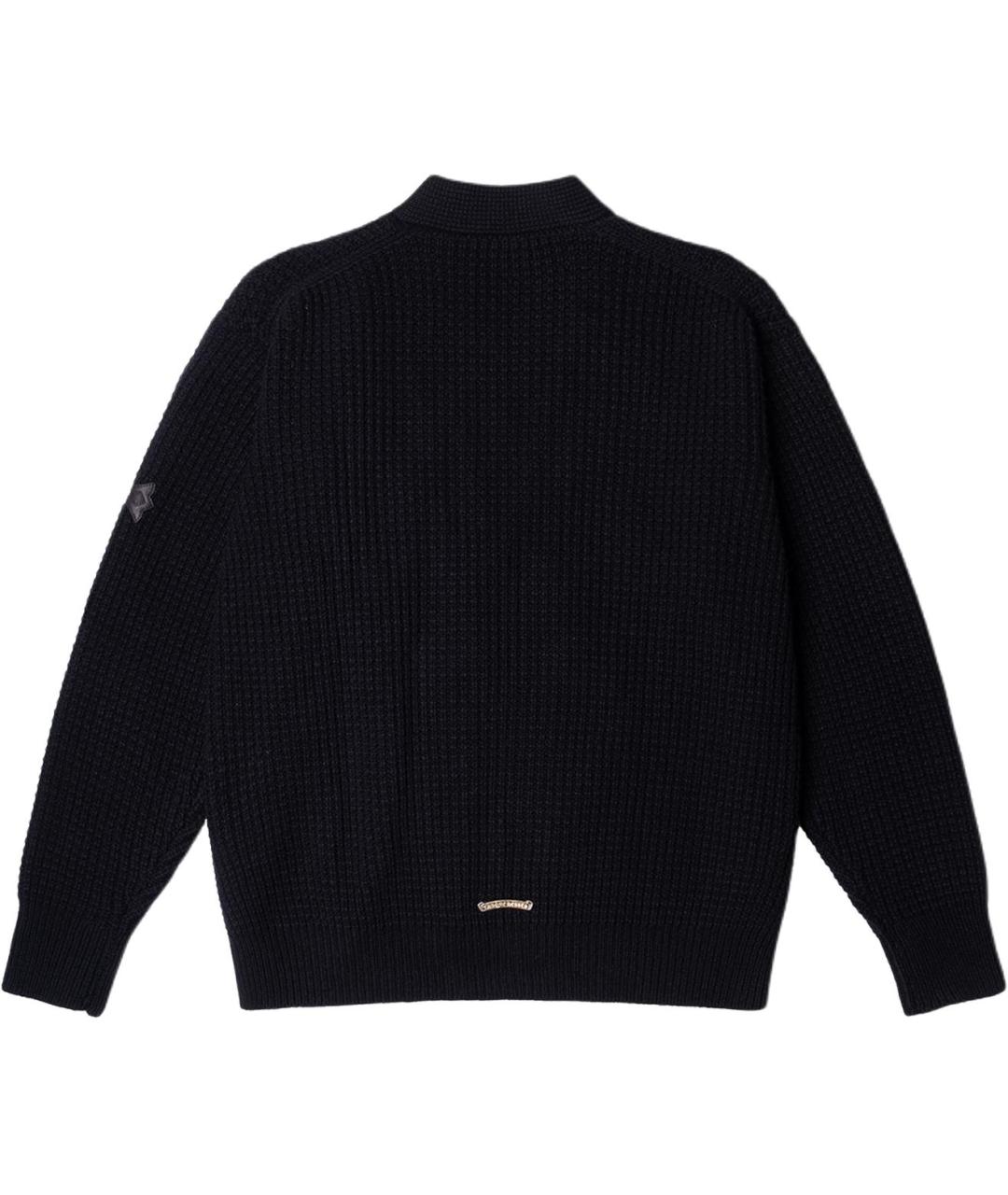 CHROME HEARTS Черный хлопковый джемпер / свитер, фото 2