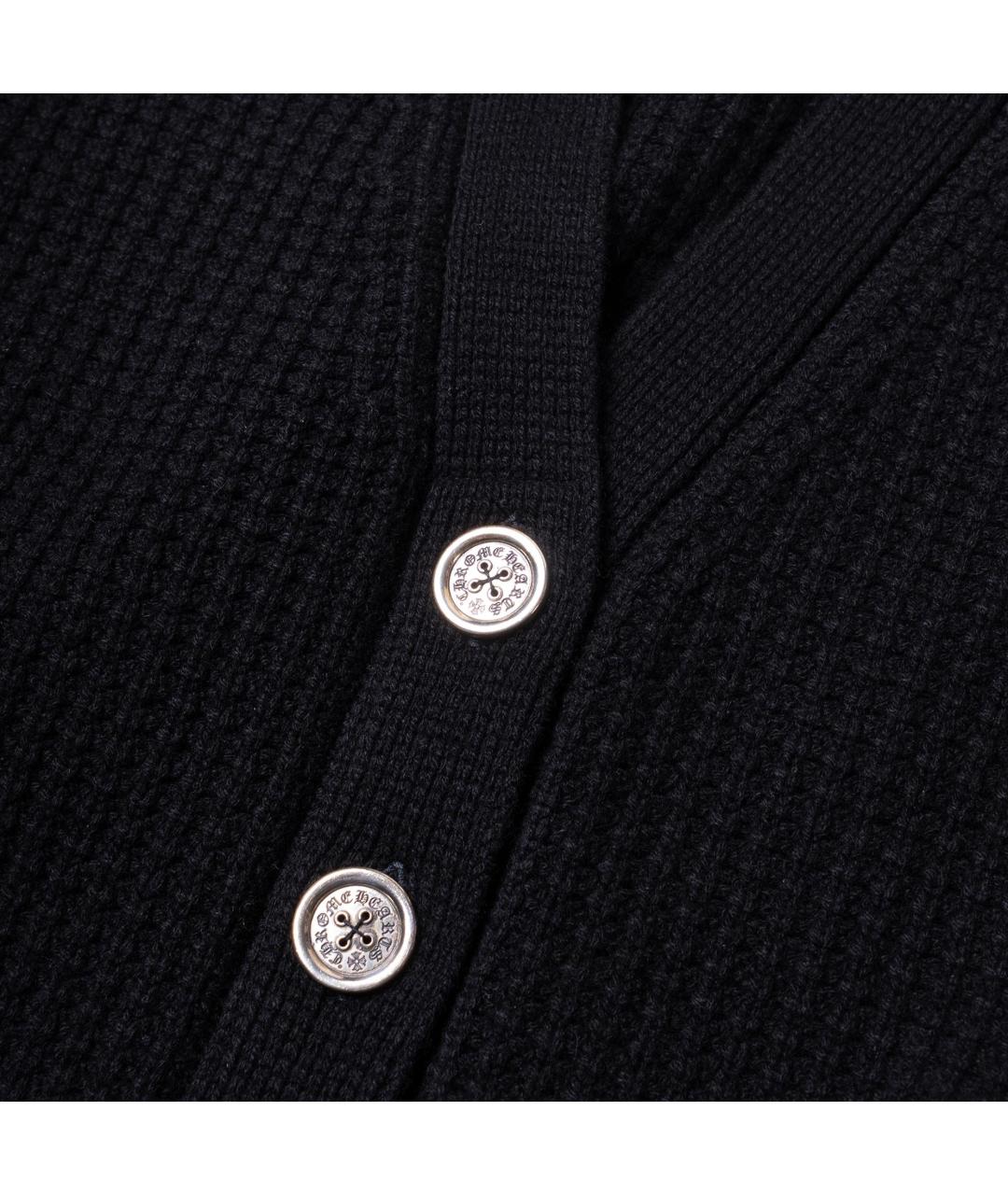 CHROME HEARTS Черный хлопковый джемпер / свитер, фото 3