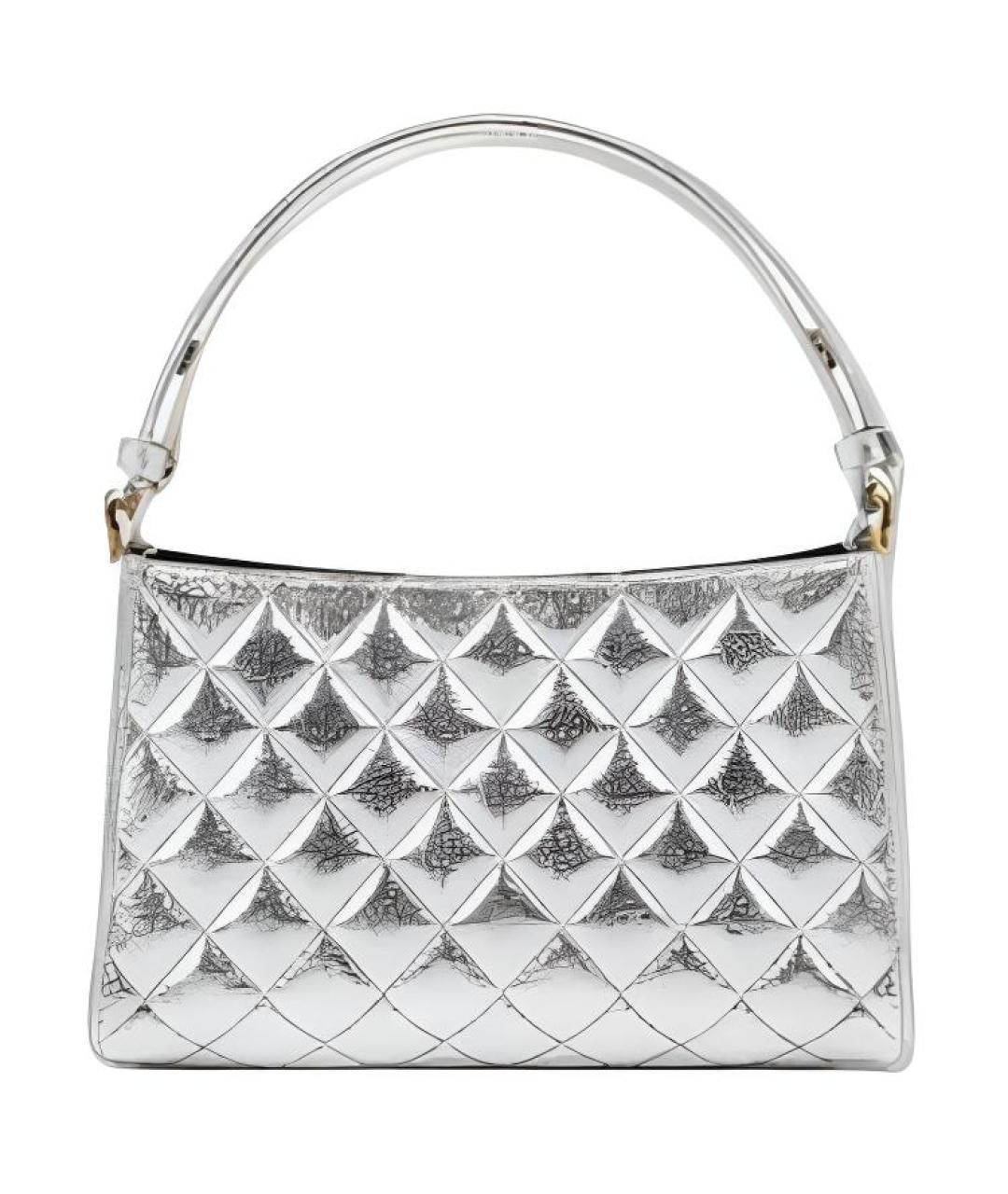 CHANEL Серебряная сумка через плечо, фото 1