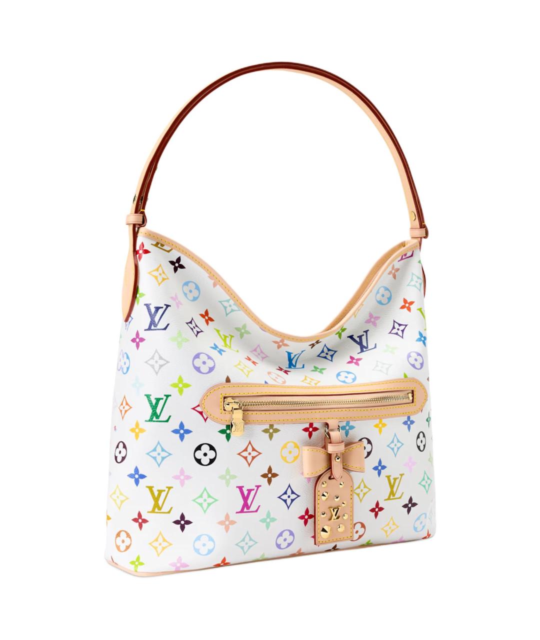 LOUIS VUITTON Белая сумка через плечо, фото 2