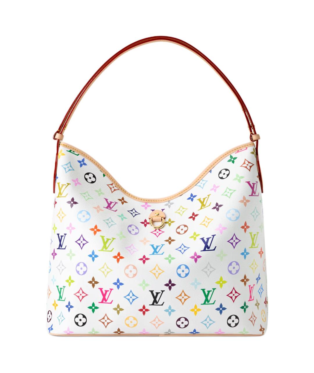 LOUIS VUITTON Белая сумка через плечо, фото 3