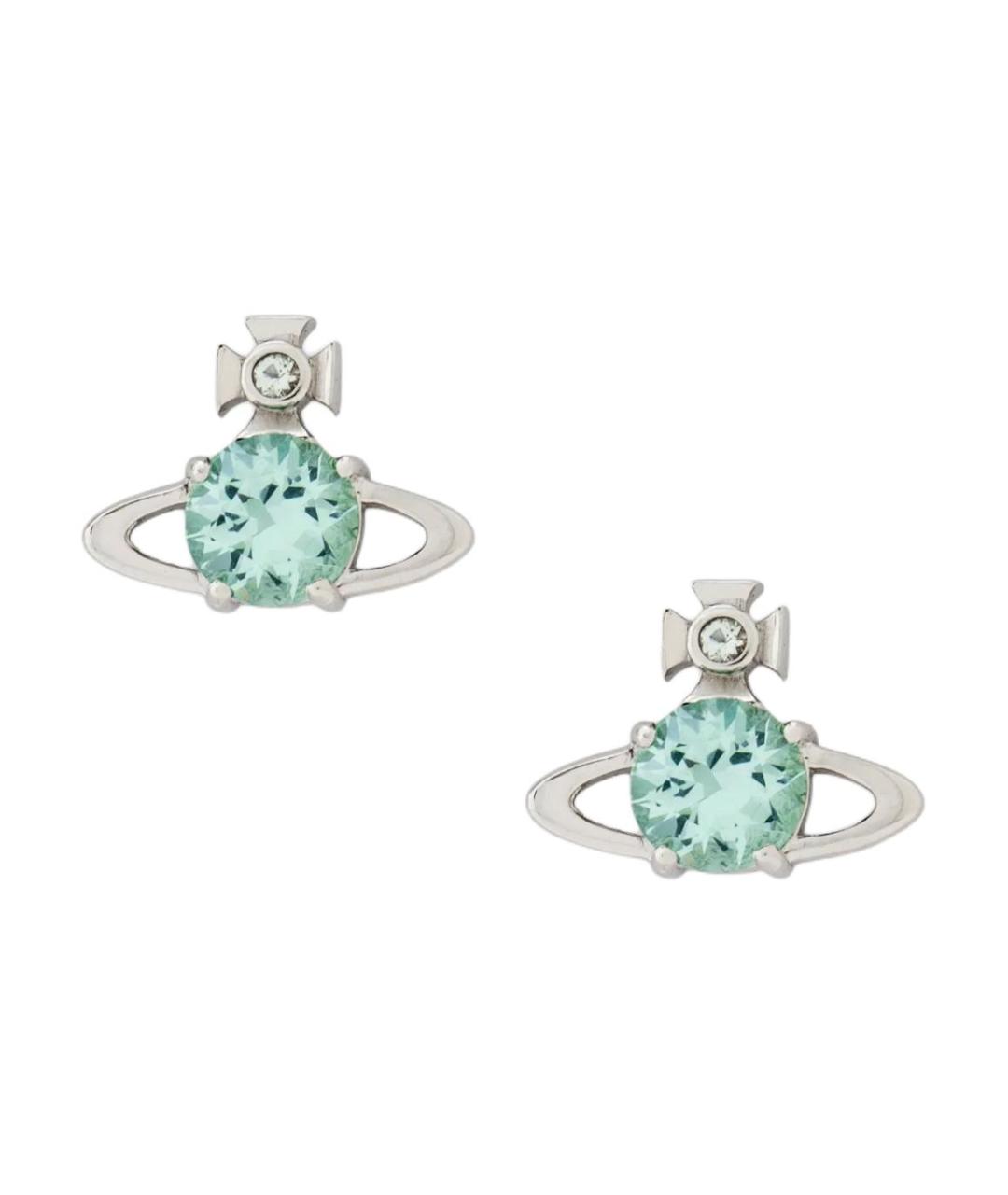 VIVIENNE WESTWOOD Серебряные латунные серьги, фото 1