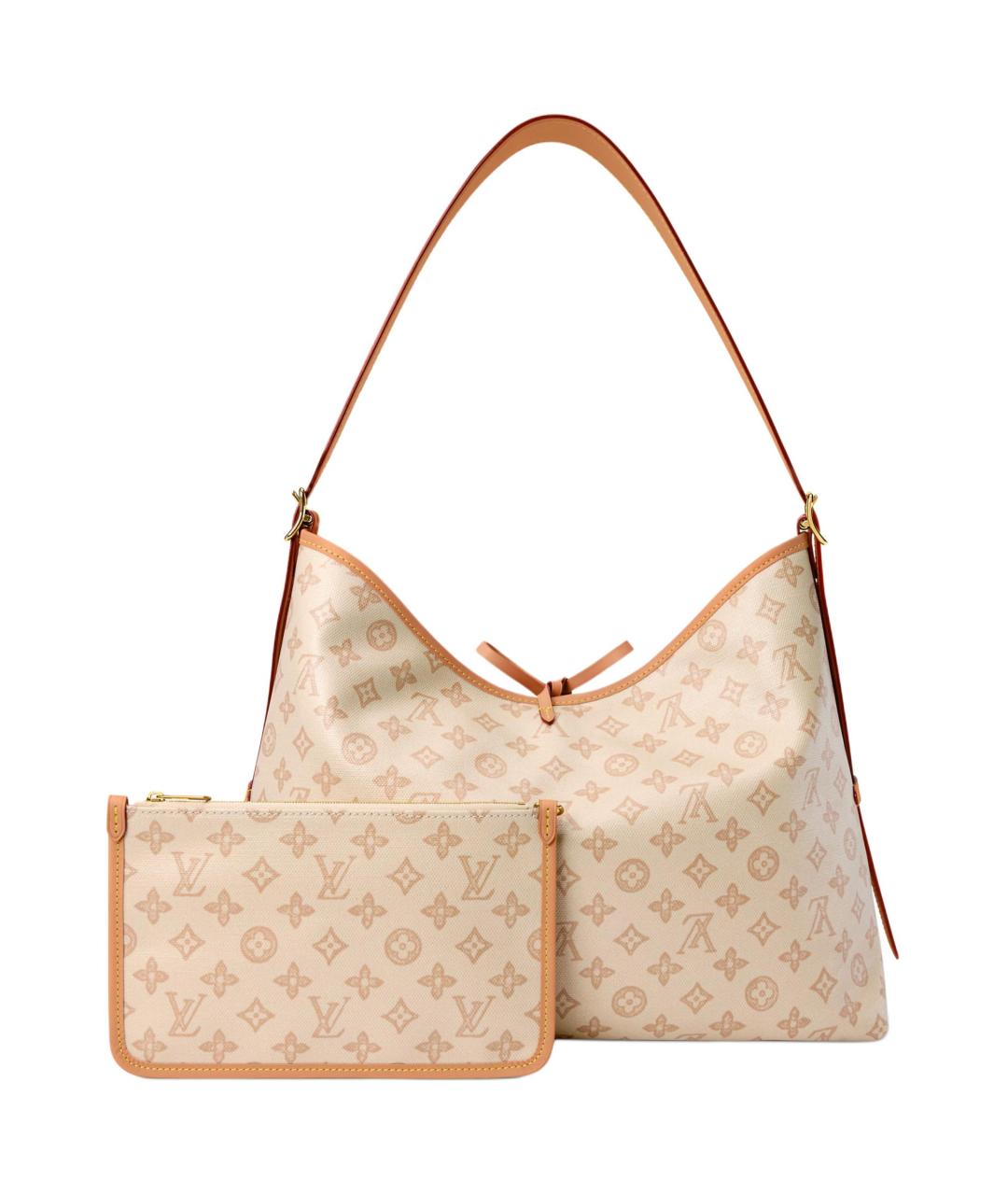 LOUIS VUITTON Бежевая сумка через плечо, фото 3