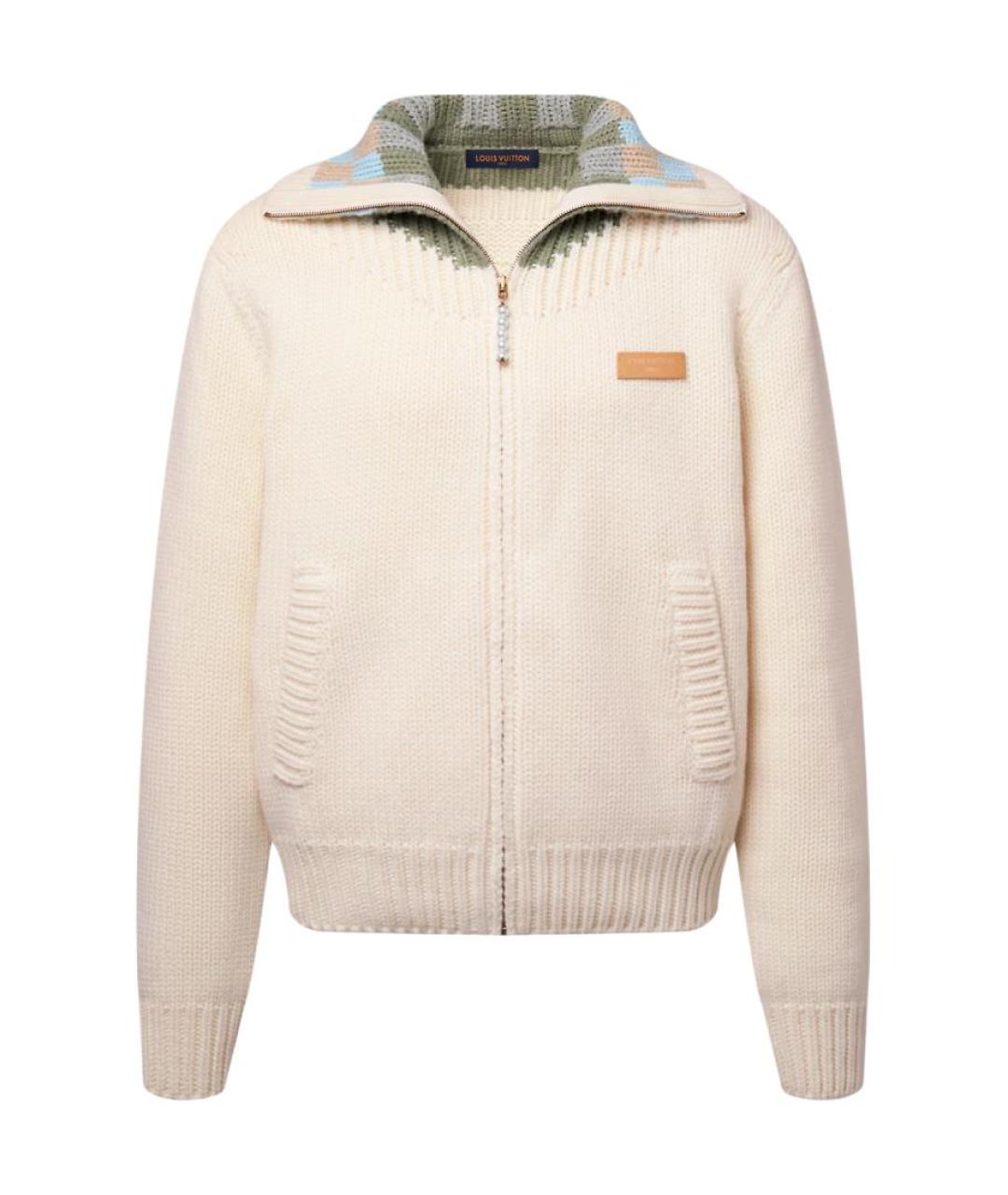 LOUIS VUITTON Бежевый джемпер / свитер, фото 1