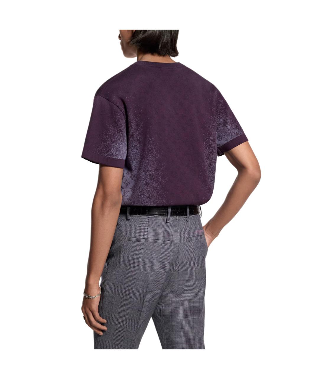 LOUIS VUITTON Фиолетовая футболка, фото 4