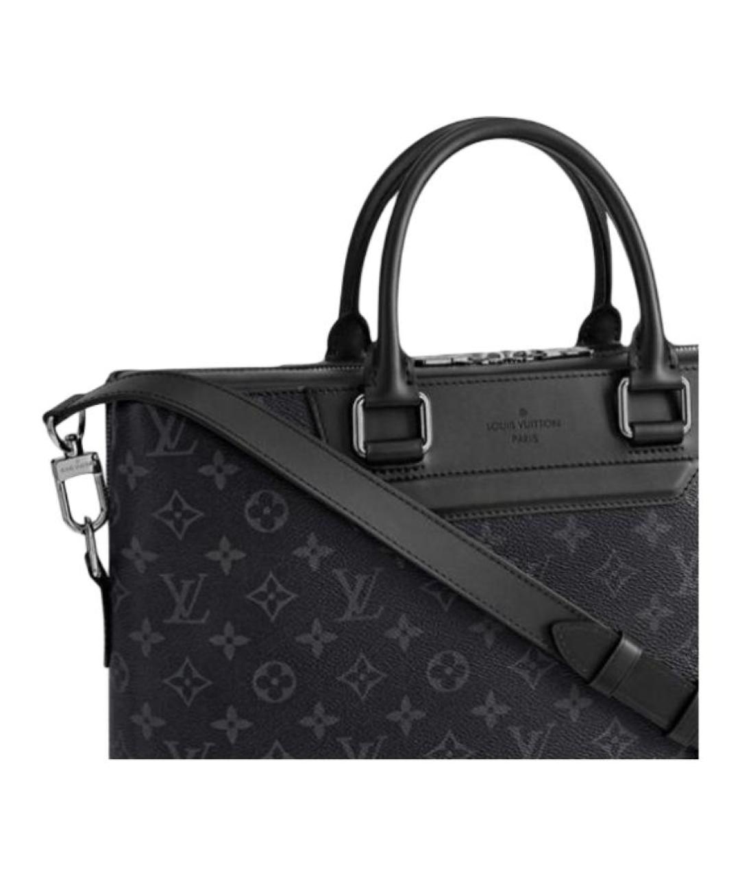 LOUIS VUITTON Черный портфель, фото 3