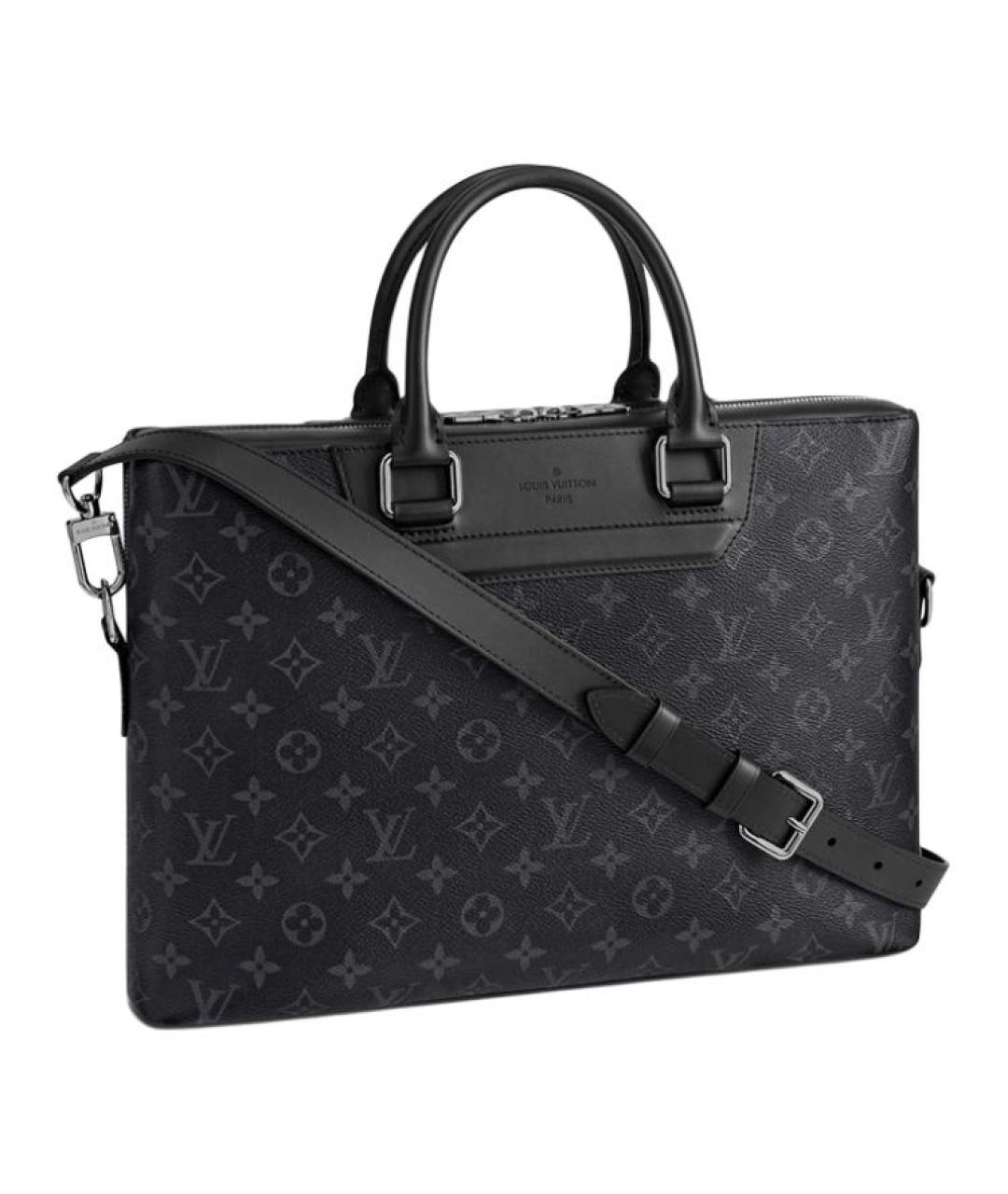 LOUIS VUITTON Черный портфель, фото 1