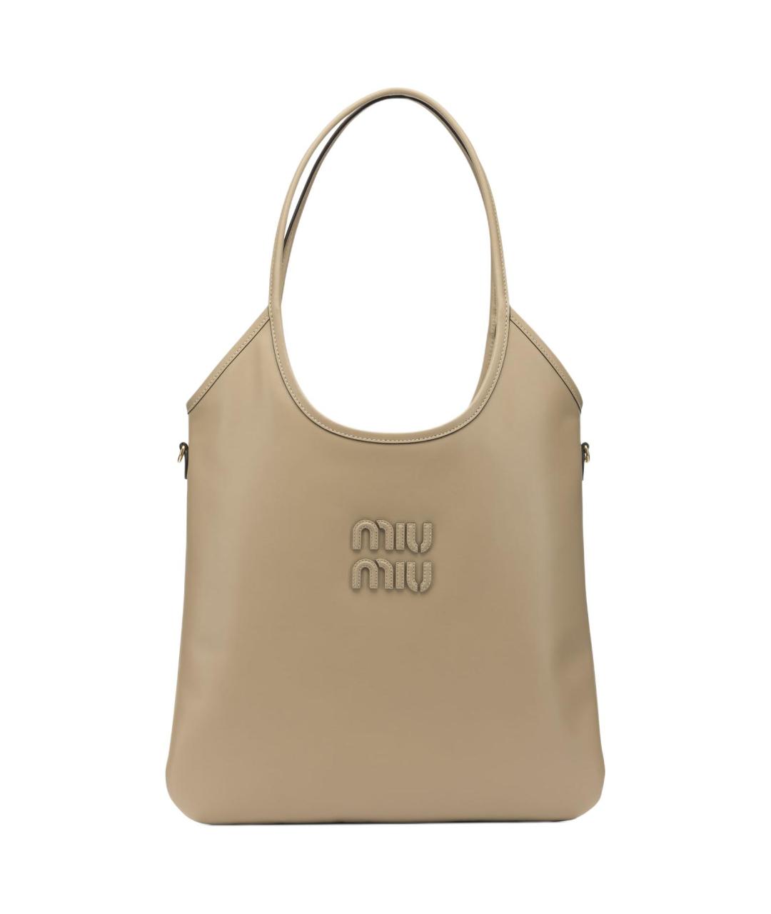 MIU MIU Бежевая сумка через плечо, фото 1