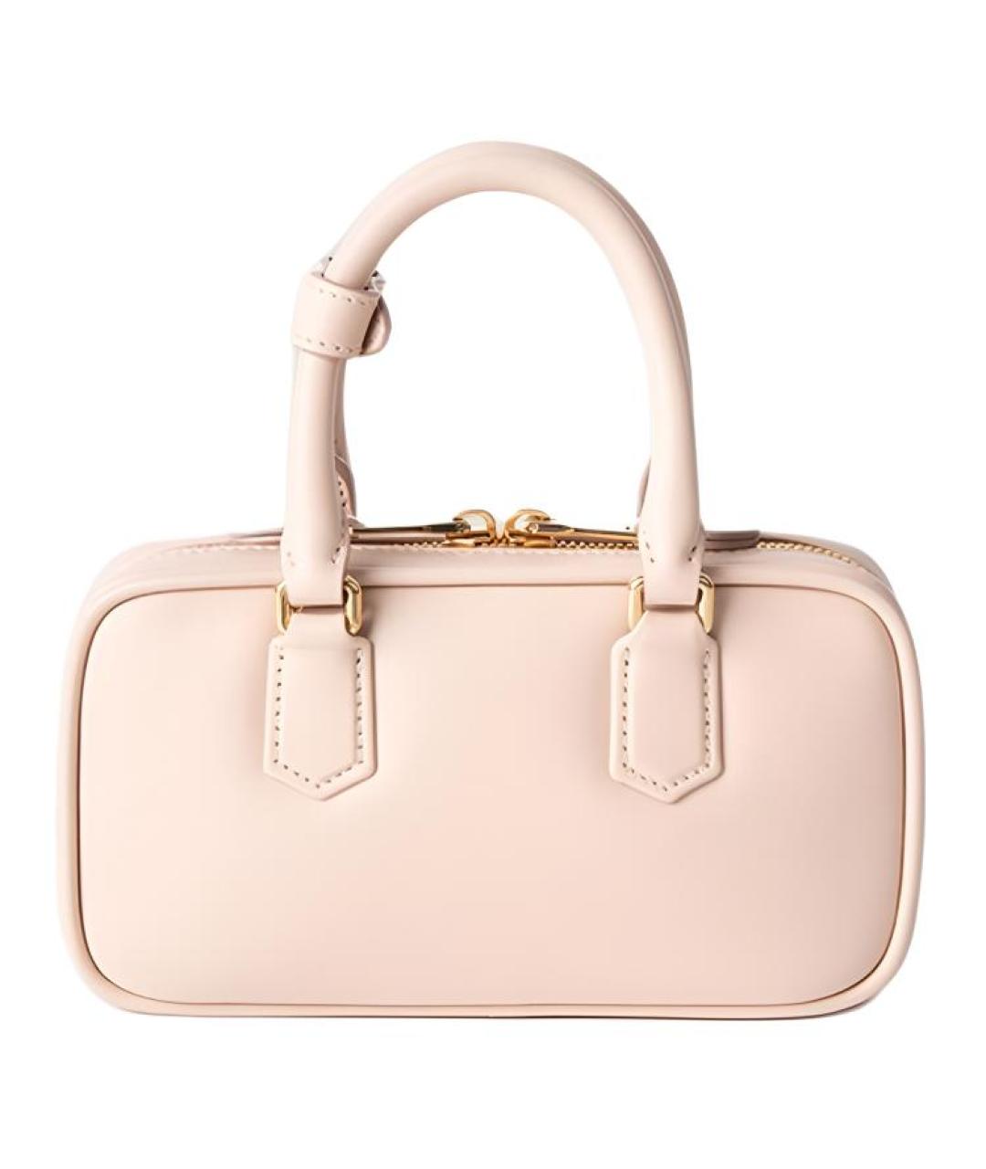 MIU MIU Розовая кожаная сумка через плечо, фото 3