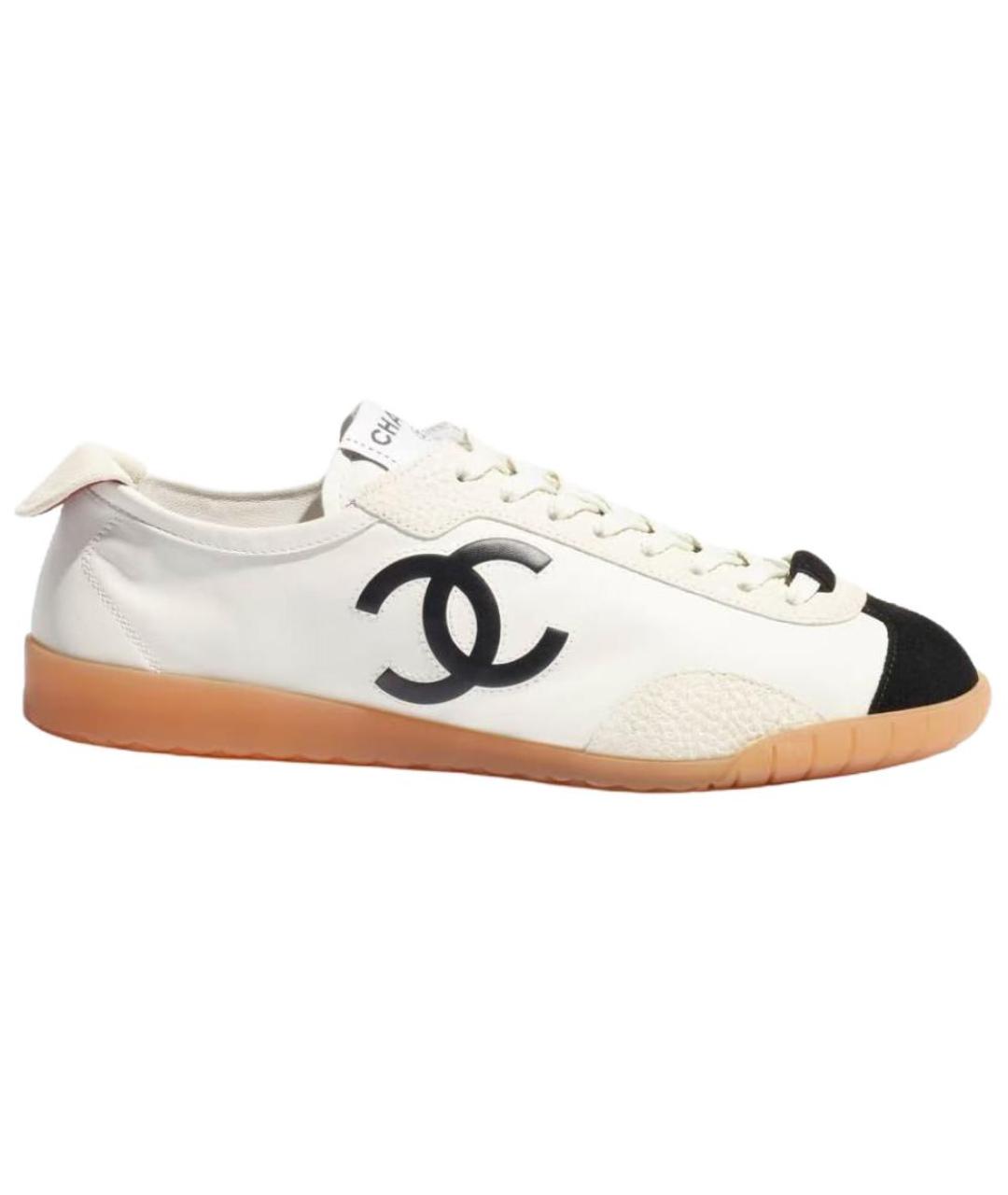 CHANEL Мульти кожаные низкие кроссовки / кеды, фото 2