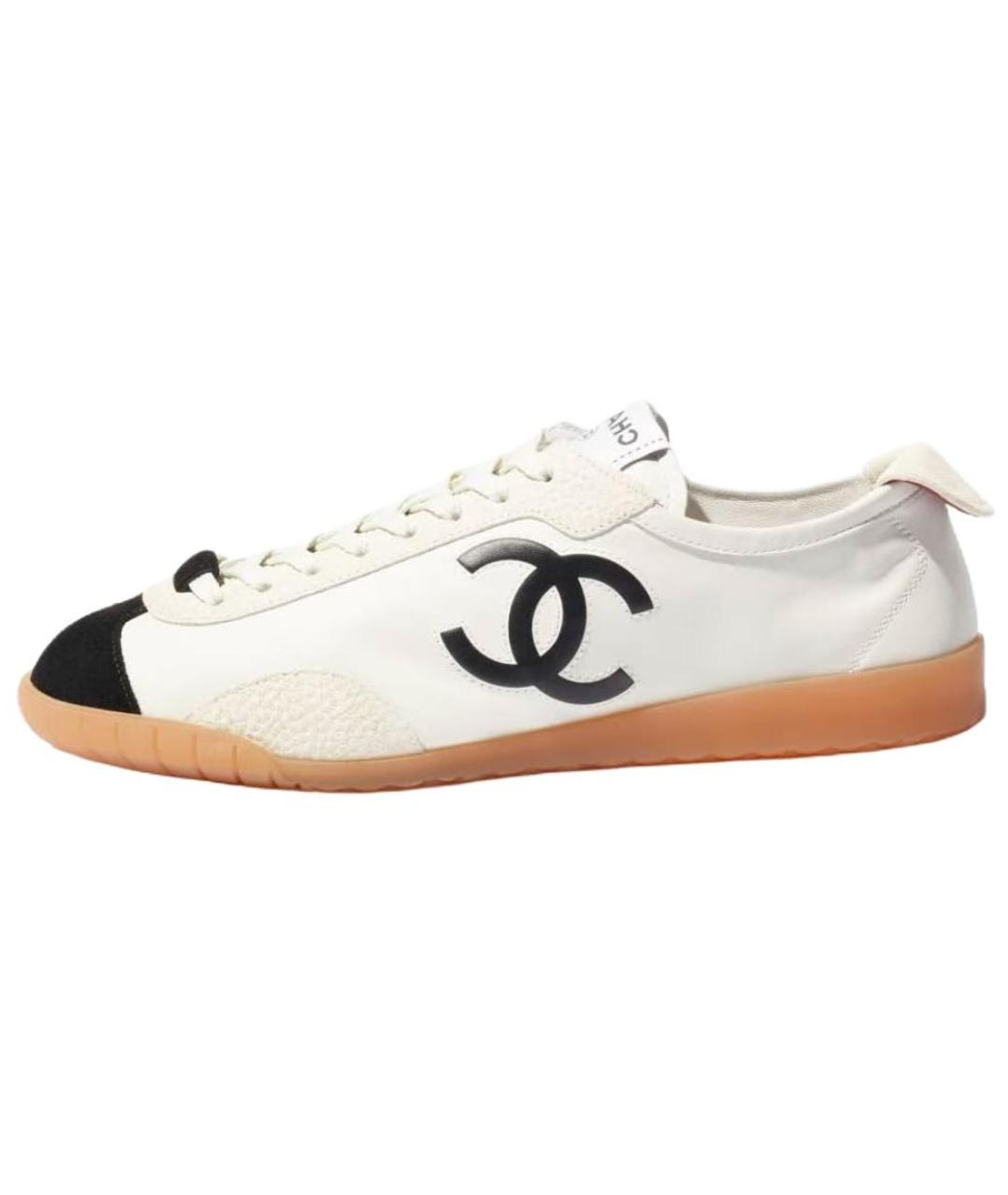 CHANEL Мульти кожаные низкие кроссовки / кеды, фото 5