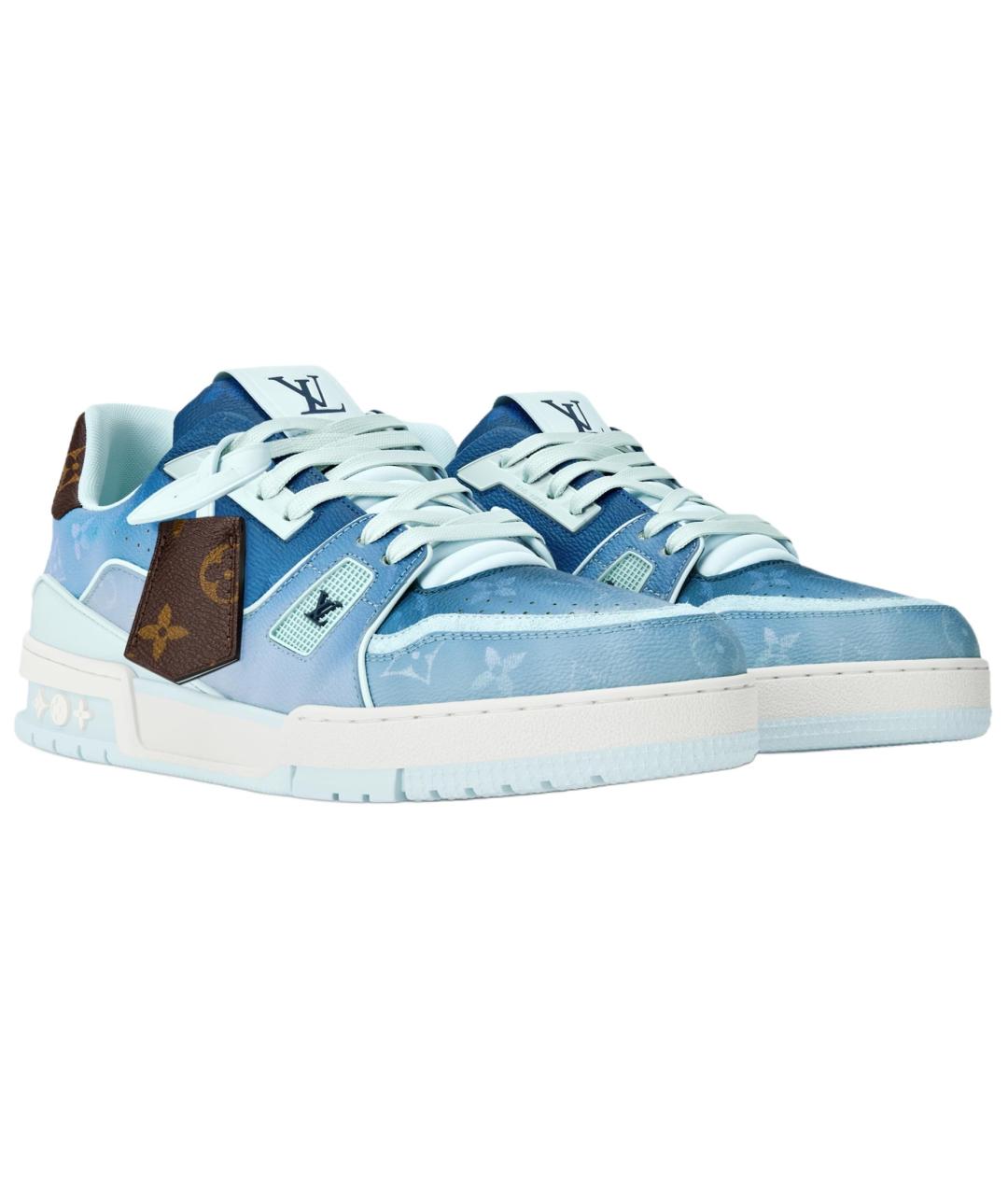 LOUIS VUITTON Кожаные кроссовки, фото 2