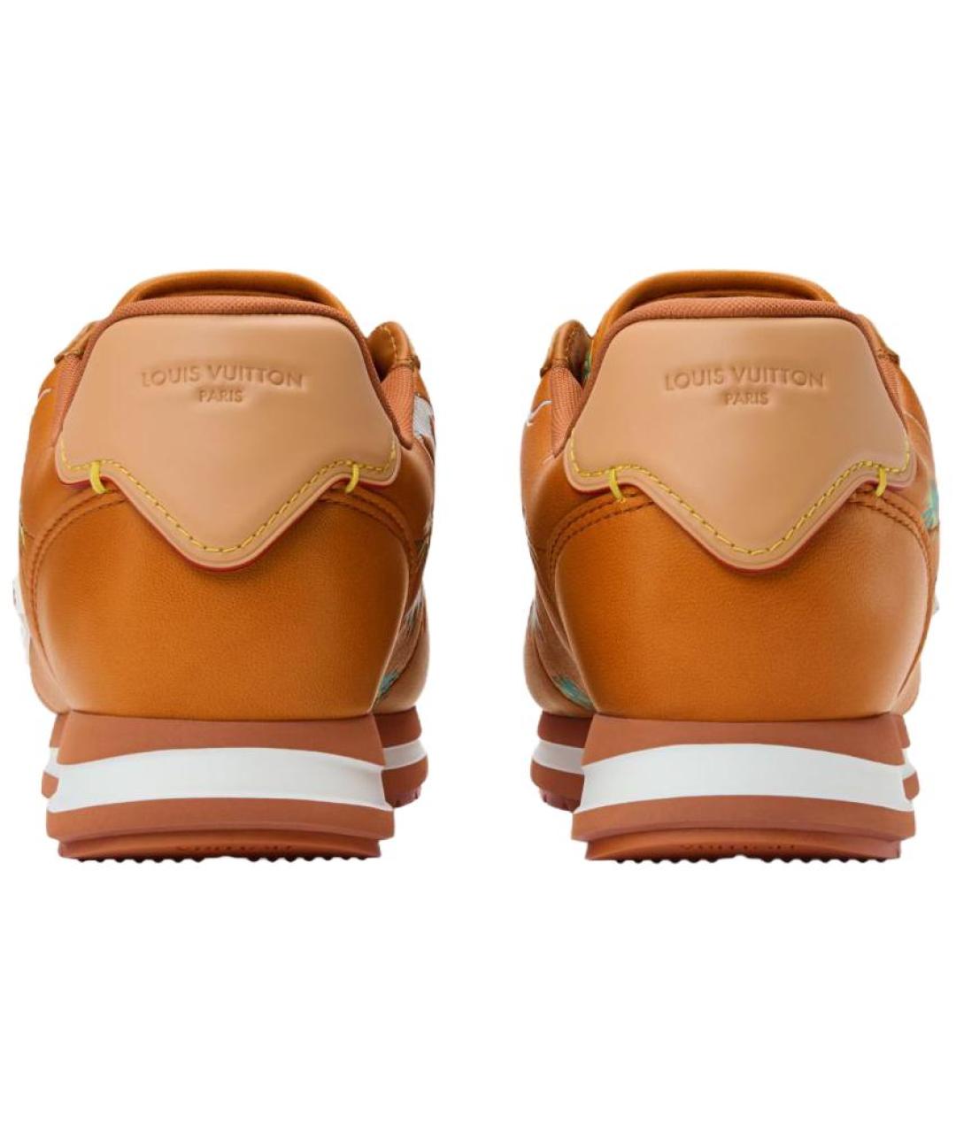 LOUIS VUITTON Коричневые низкие кроссовки / кеды, фото 5