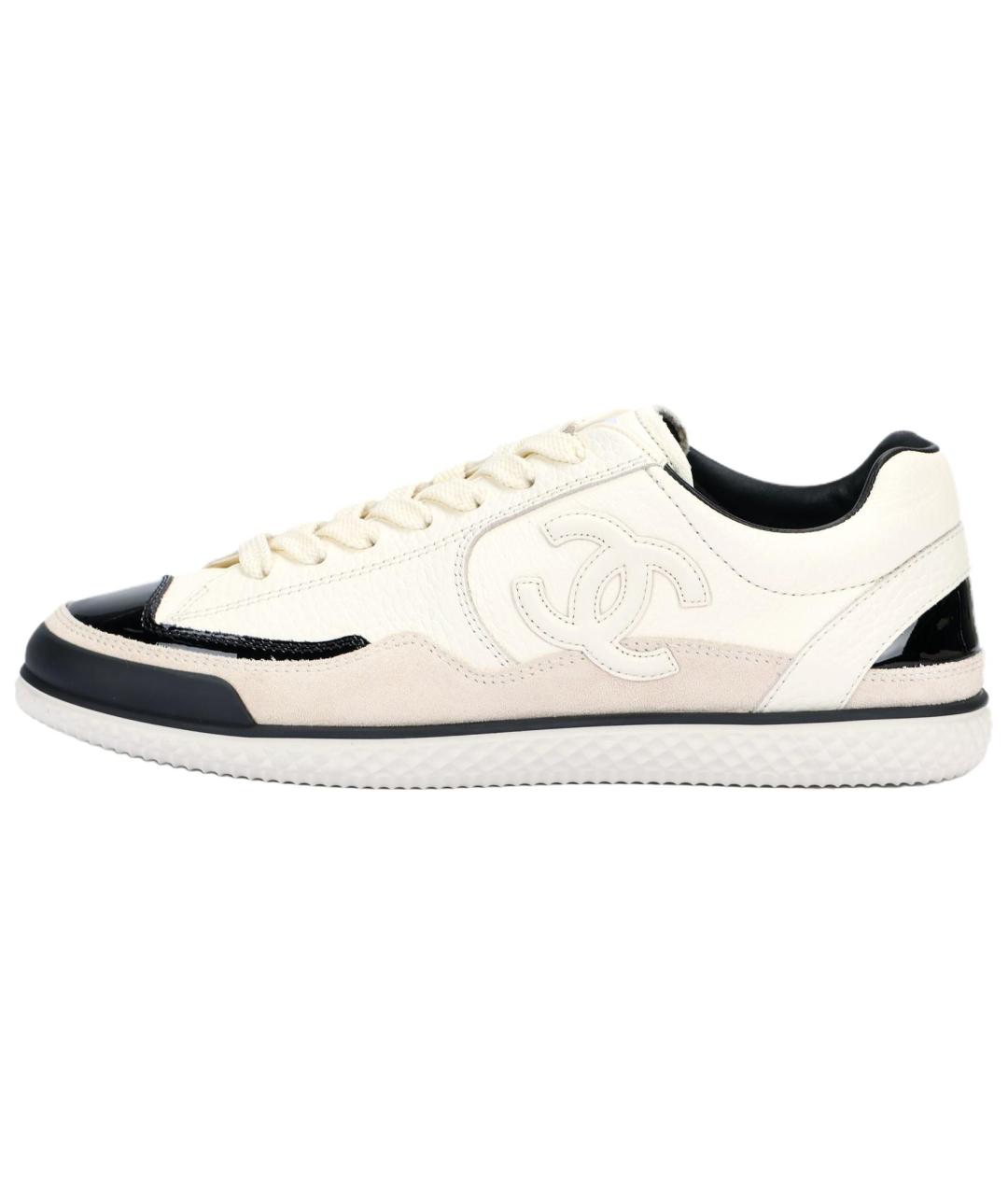 CHANEL Мульти кожаные низкие кроссовки / кеды, фото 6