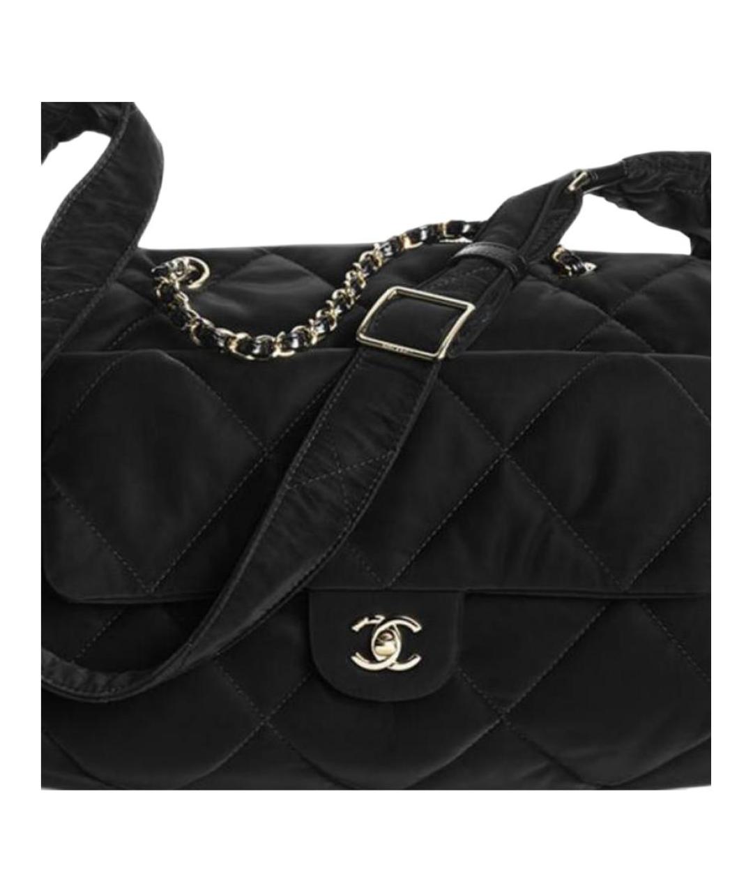 CHANEL Черная сумка через плечо, фото 5