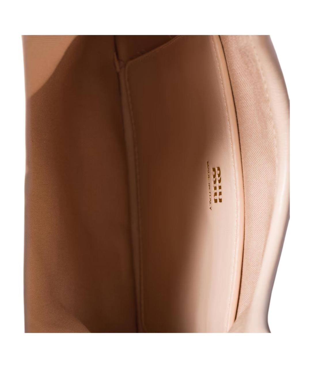 MIU MIU Розовая кожаная сумка через плечо, фото 4