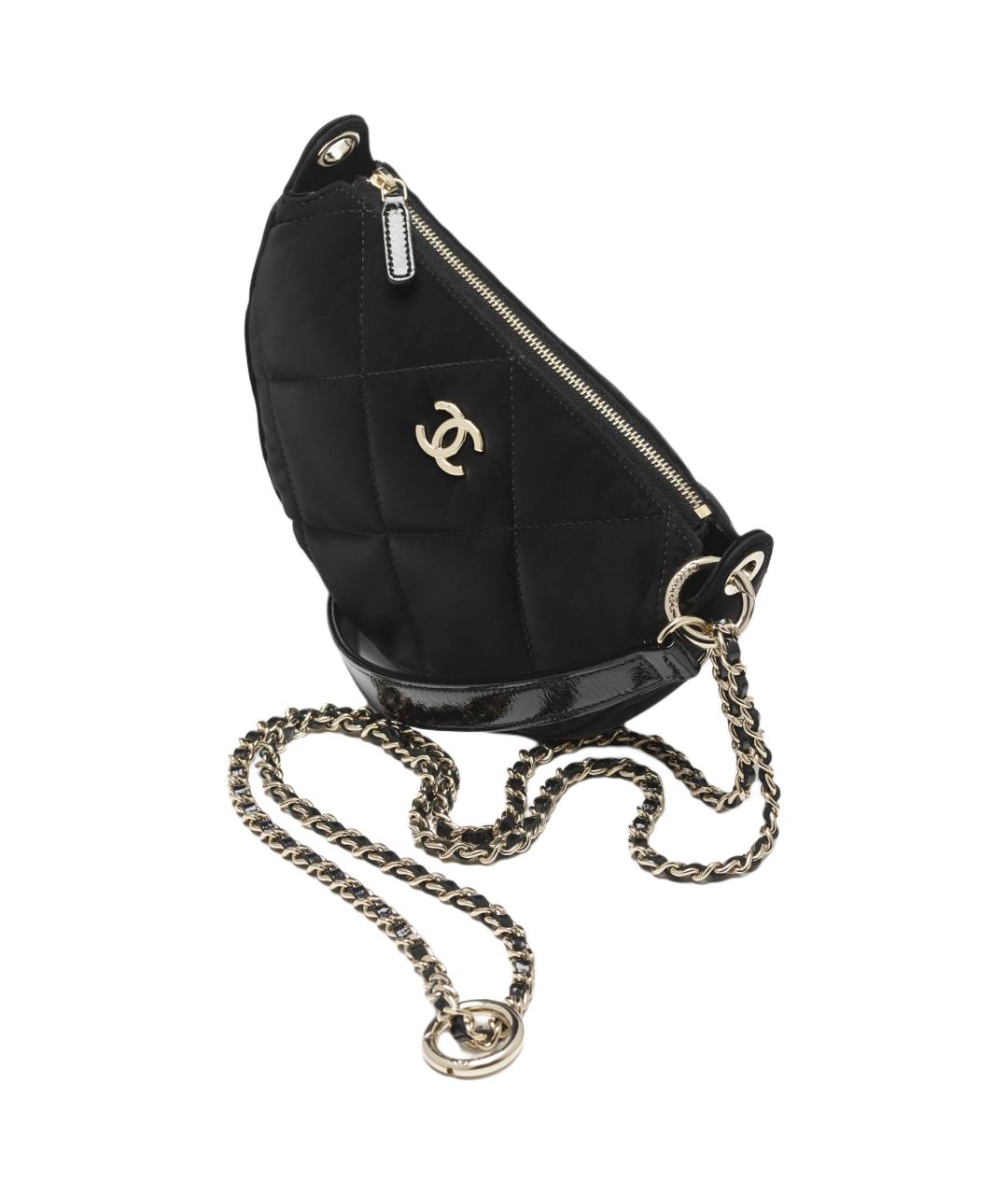 CHANEL Черная сумка через плечо, фото 3