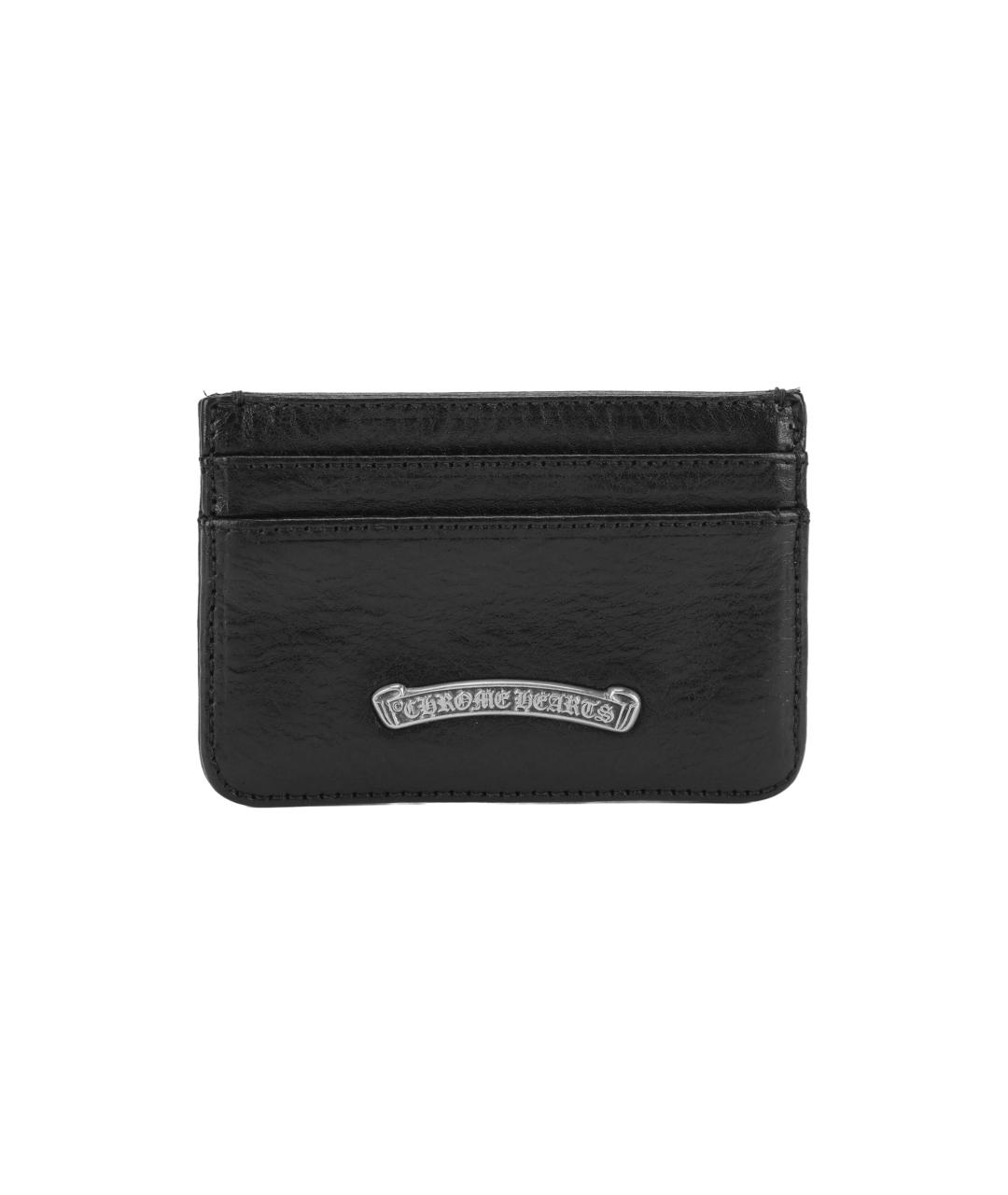 CHROME HEARTS Черный кожаный кардхолдер, фото 4