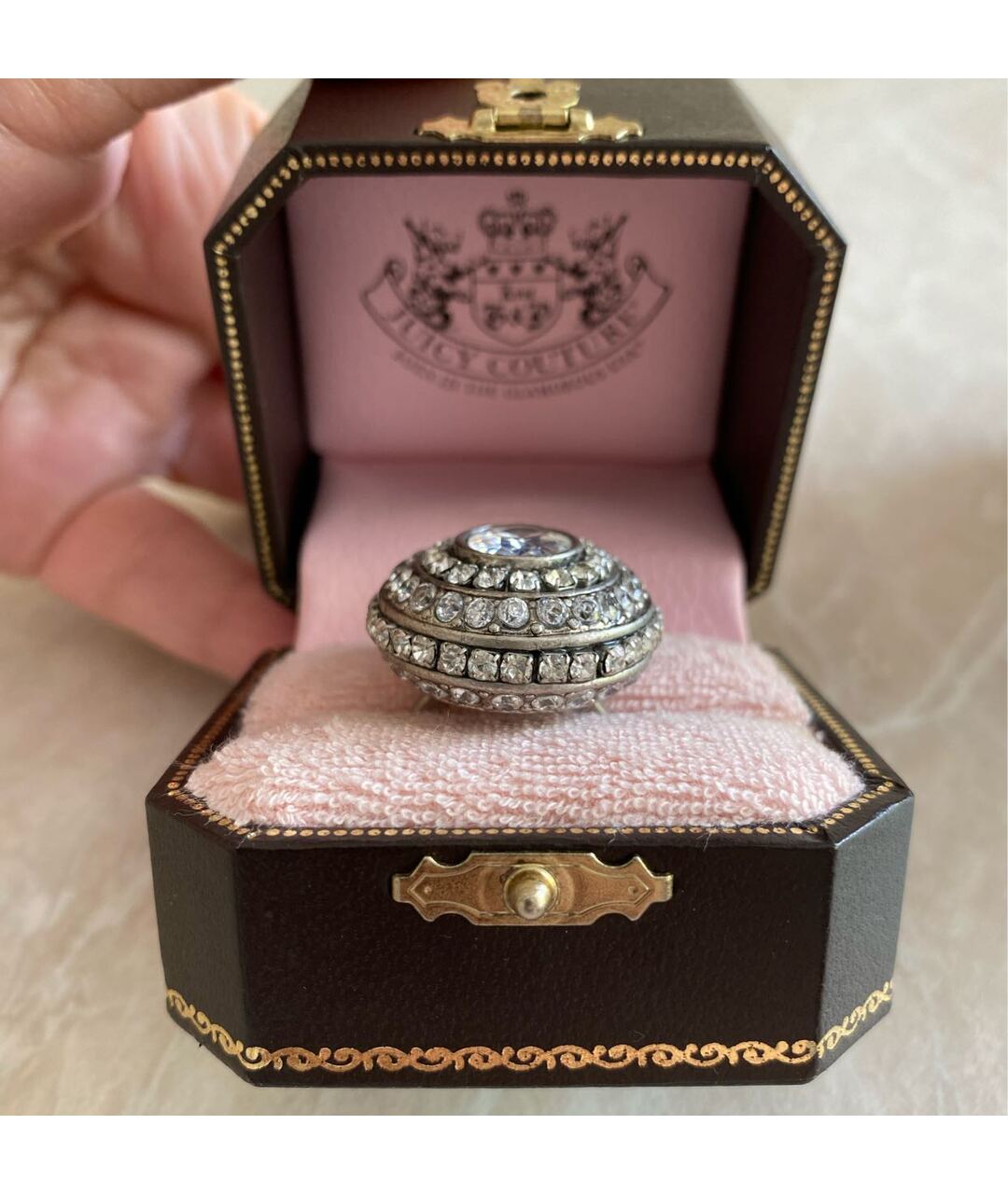 JUICY COUTURE Серебряное с серебряным покрытием кольцо, фото 3
