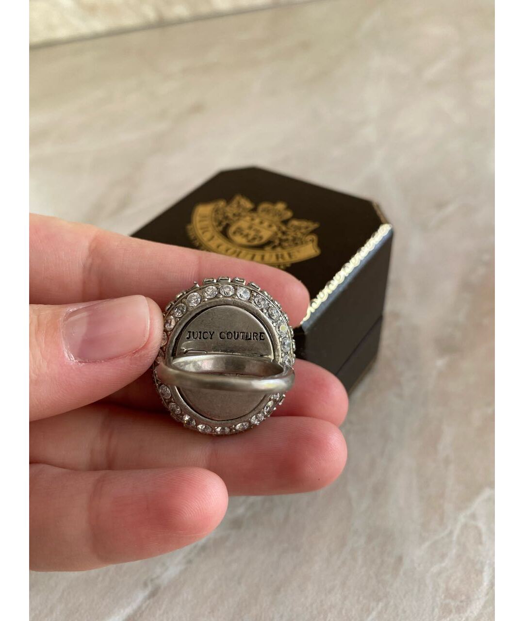 JUICY COUTURE Серебряное с серебряным покрытием кольцо, фото 5