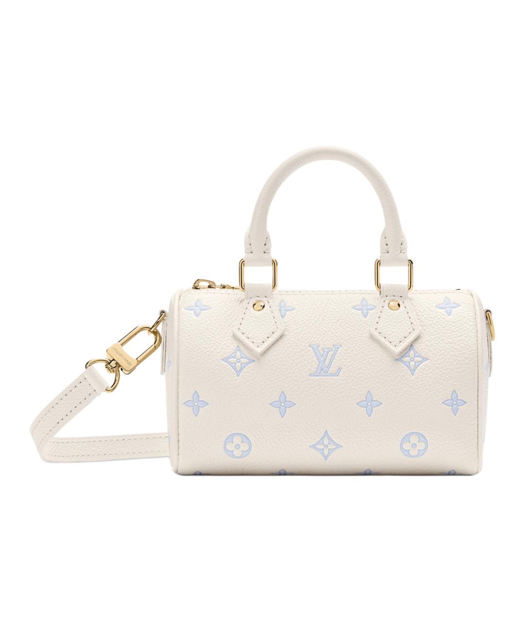 LOUIS VUITTON Белая кожаная сумка тоут, фото 1