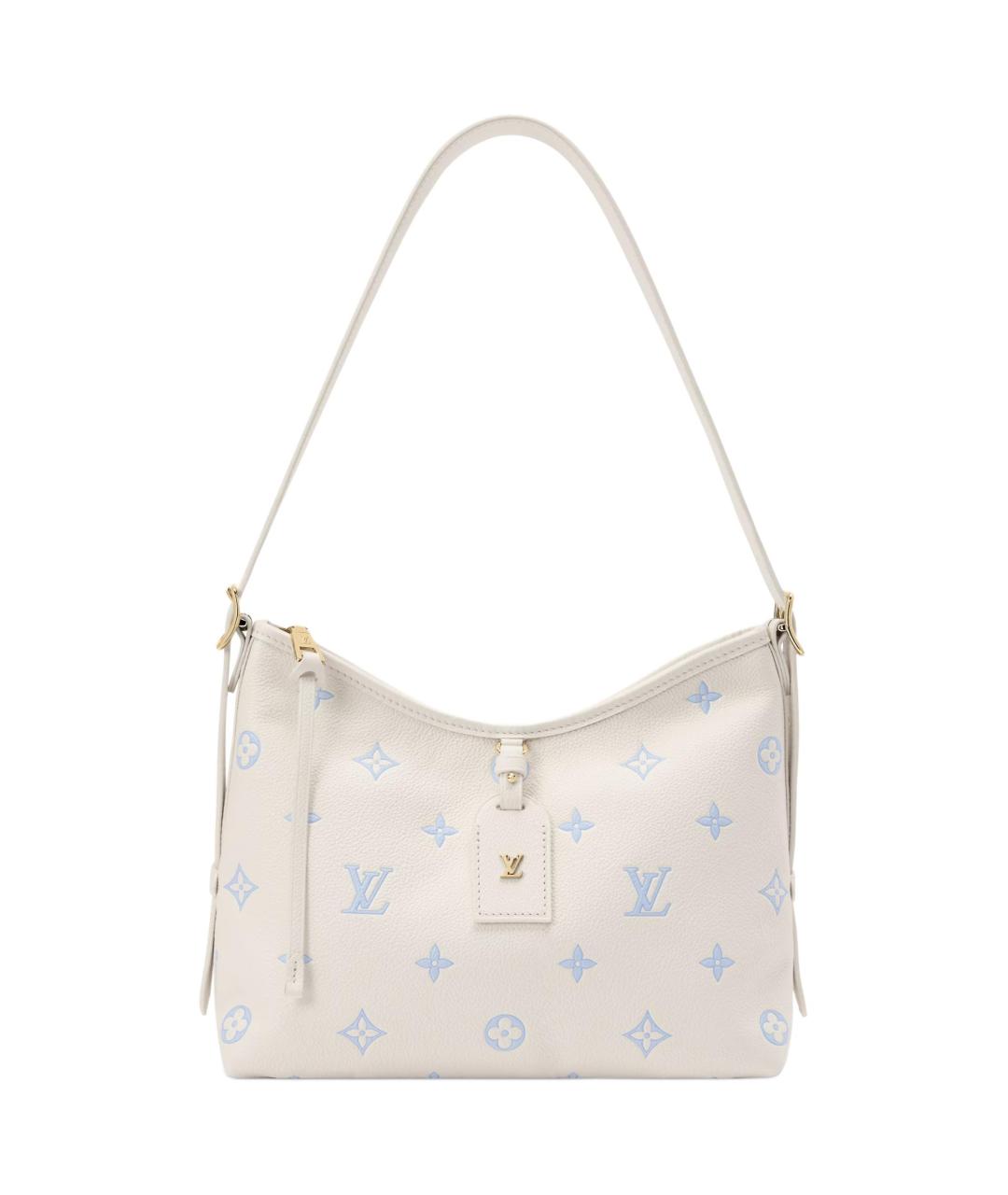 LOUIS VUITTON Белая кожаная сумка через плечо, фото 1