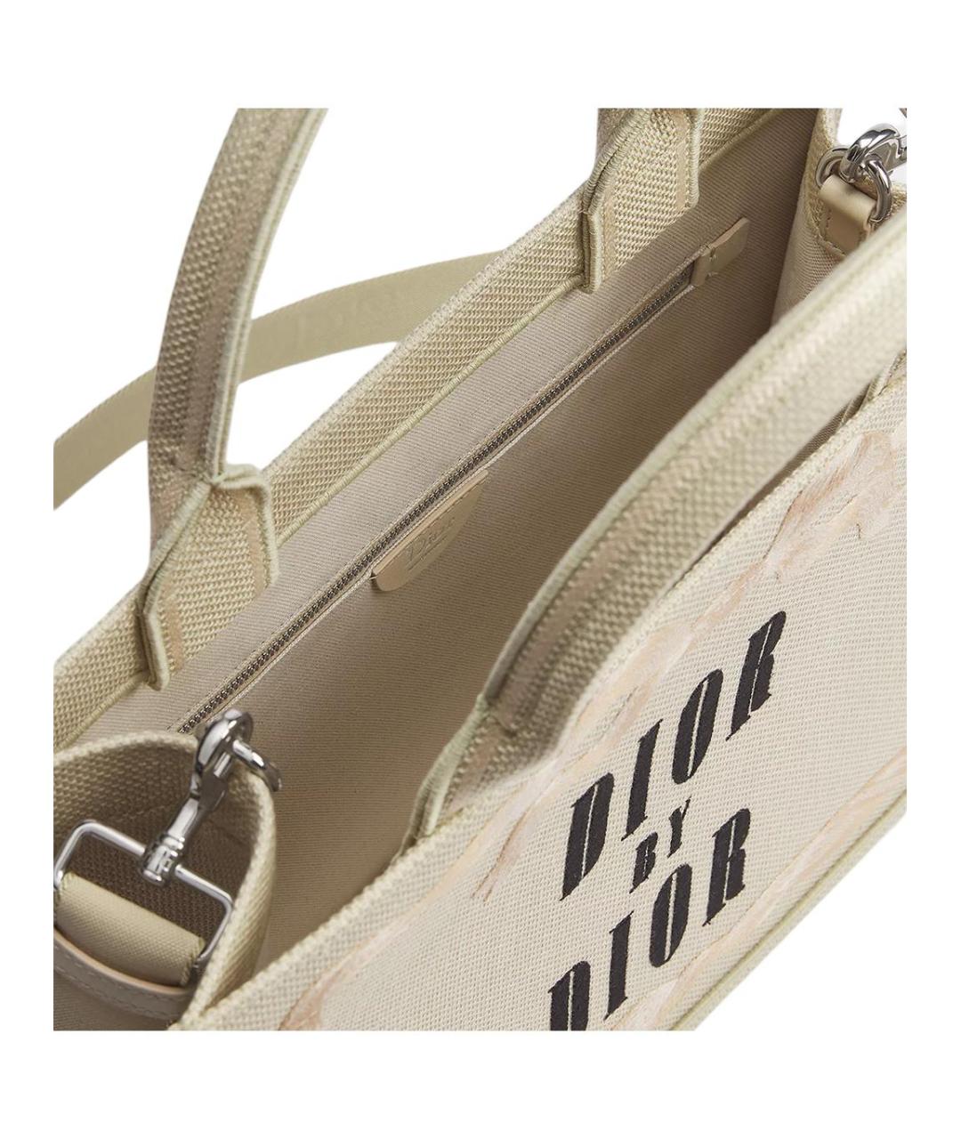 CHRISTIAN DIOR Бежевая сумка через плечо, фото 5