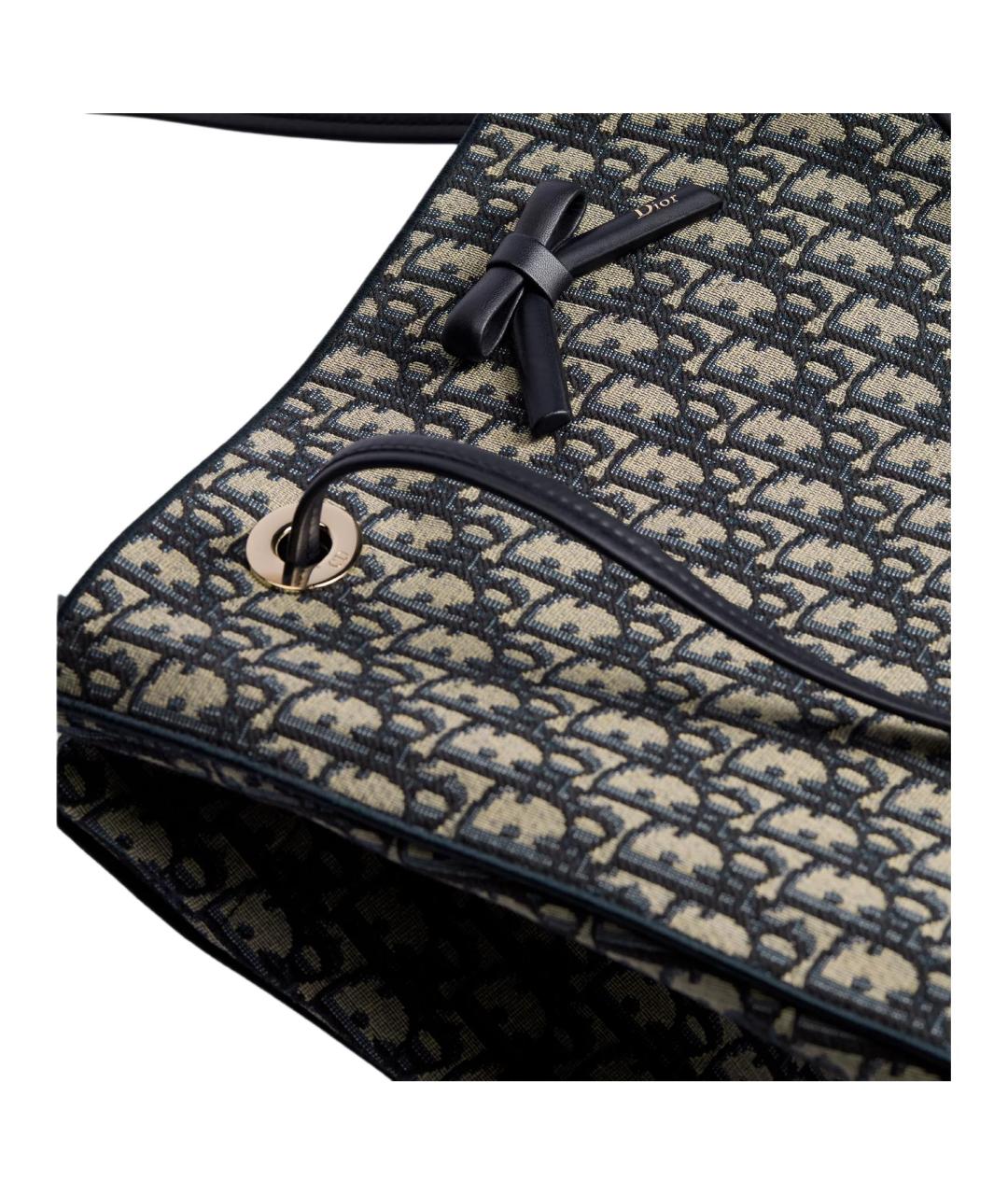 CHRISTIAN DIOR Темно-синяя сумка через плечо, фото 3