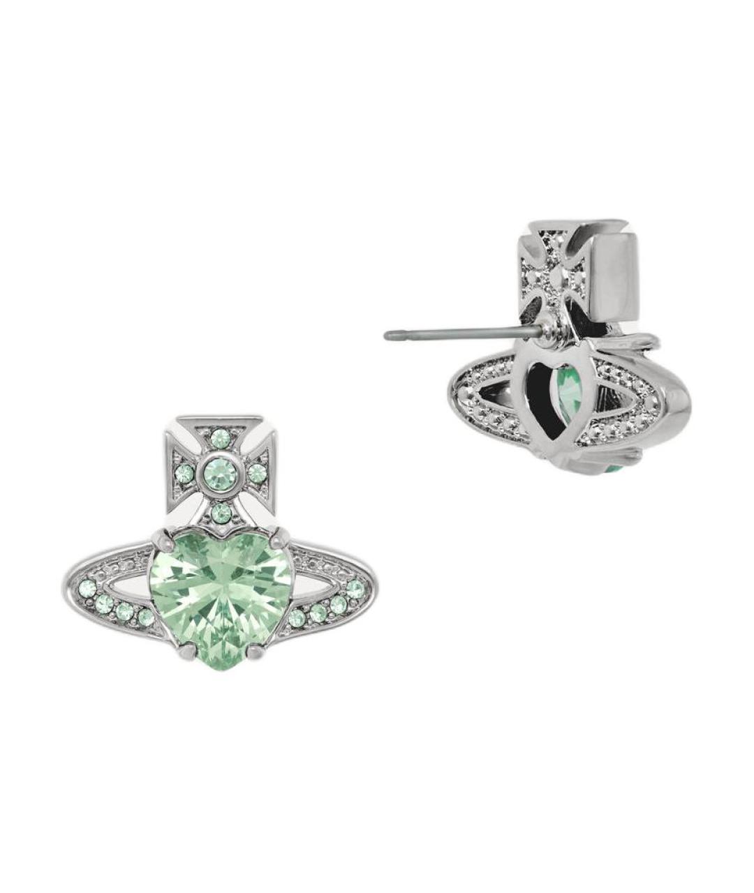 VIVIENNE WESTWOOD Серебряные латунные серьги, фото 2