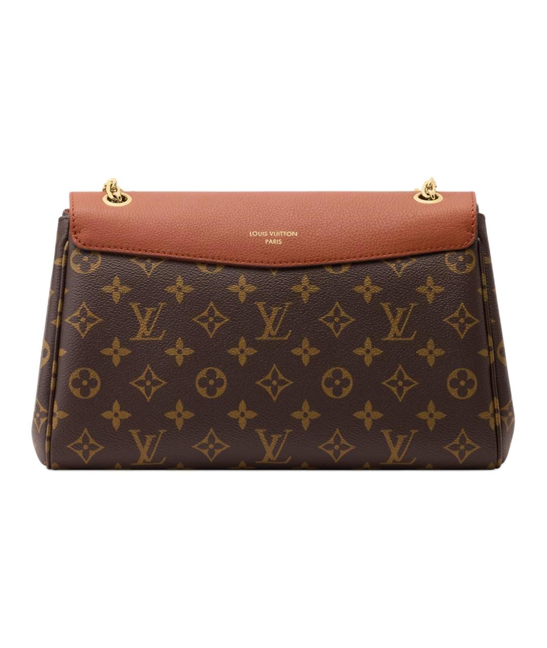 LOUIS VUITTON Коричневая сумка через плечо, фото 3