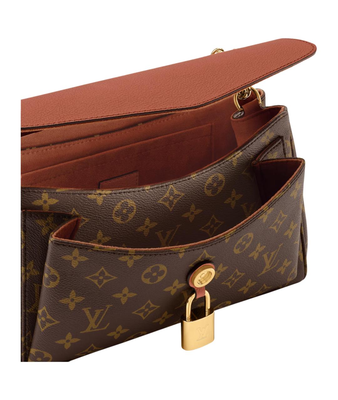 LOUIS VUITTON Коричневая сумка через плечо, фото 5